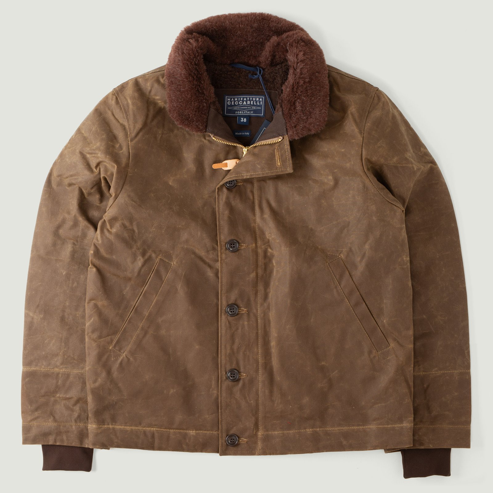 New Deck Jacket Dark Tan