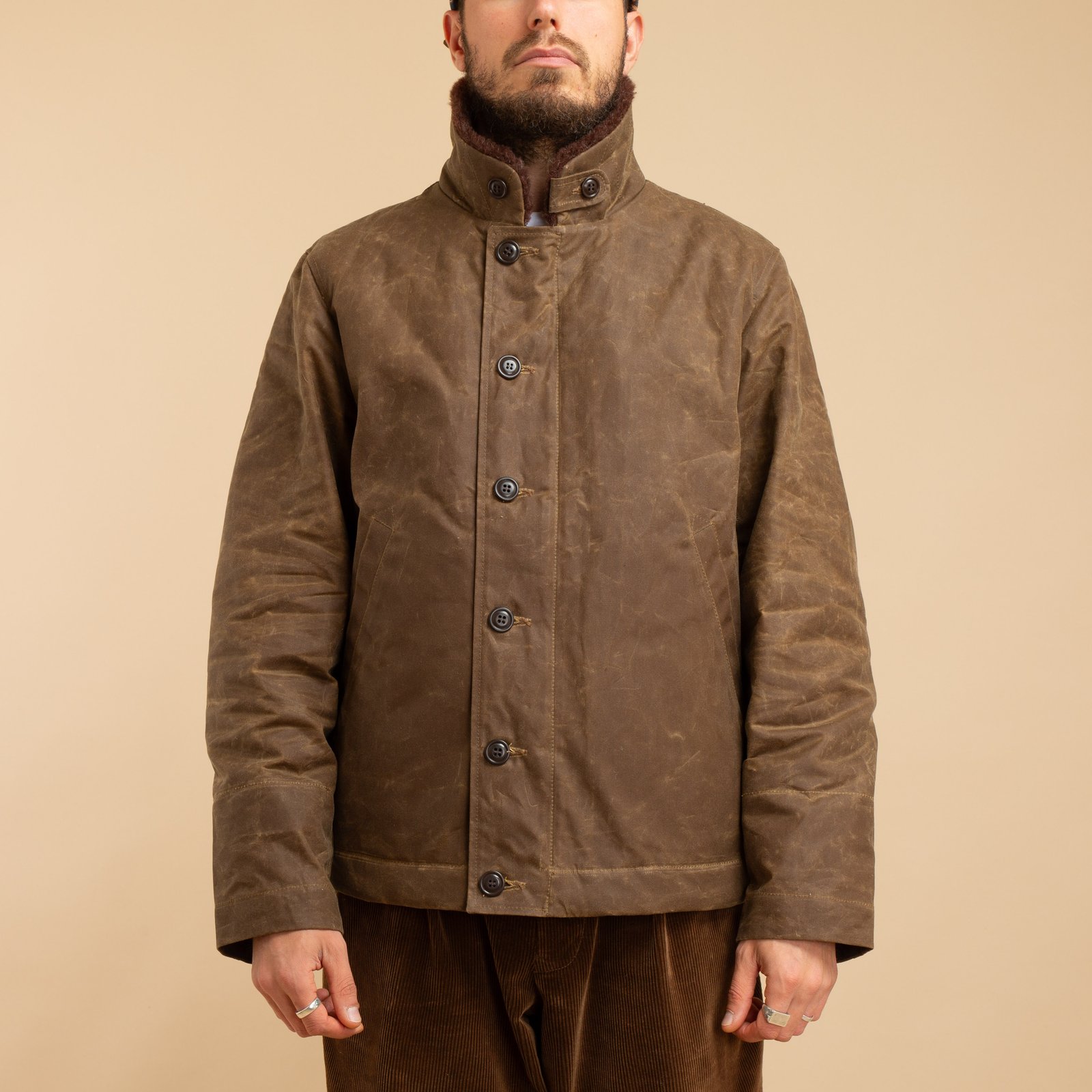 New Deck Jacket Dark Tan