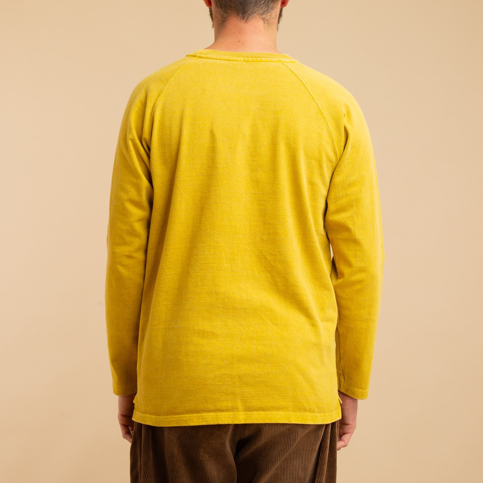 Heavy Raglan Pocket T-Shirt L/S P-Banana