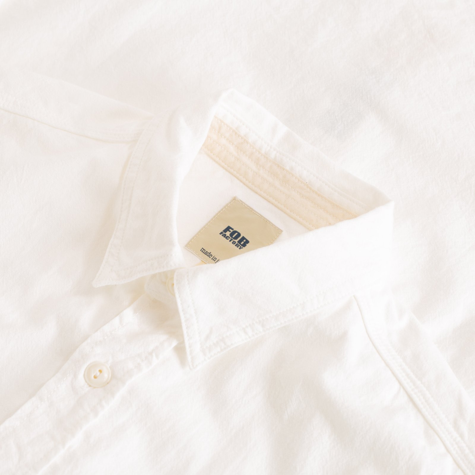 F3496 Oxford Work Shirt White