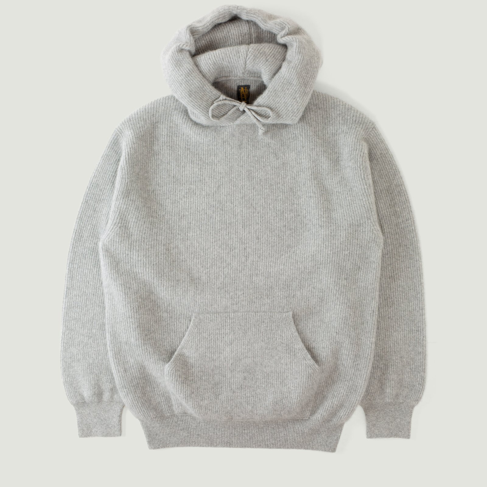 Cashmere Fox Pullover Hoodie Grey