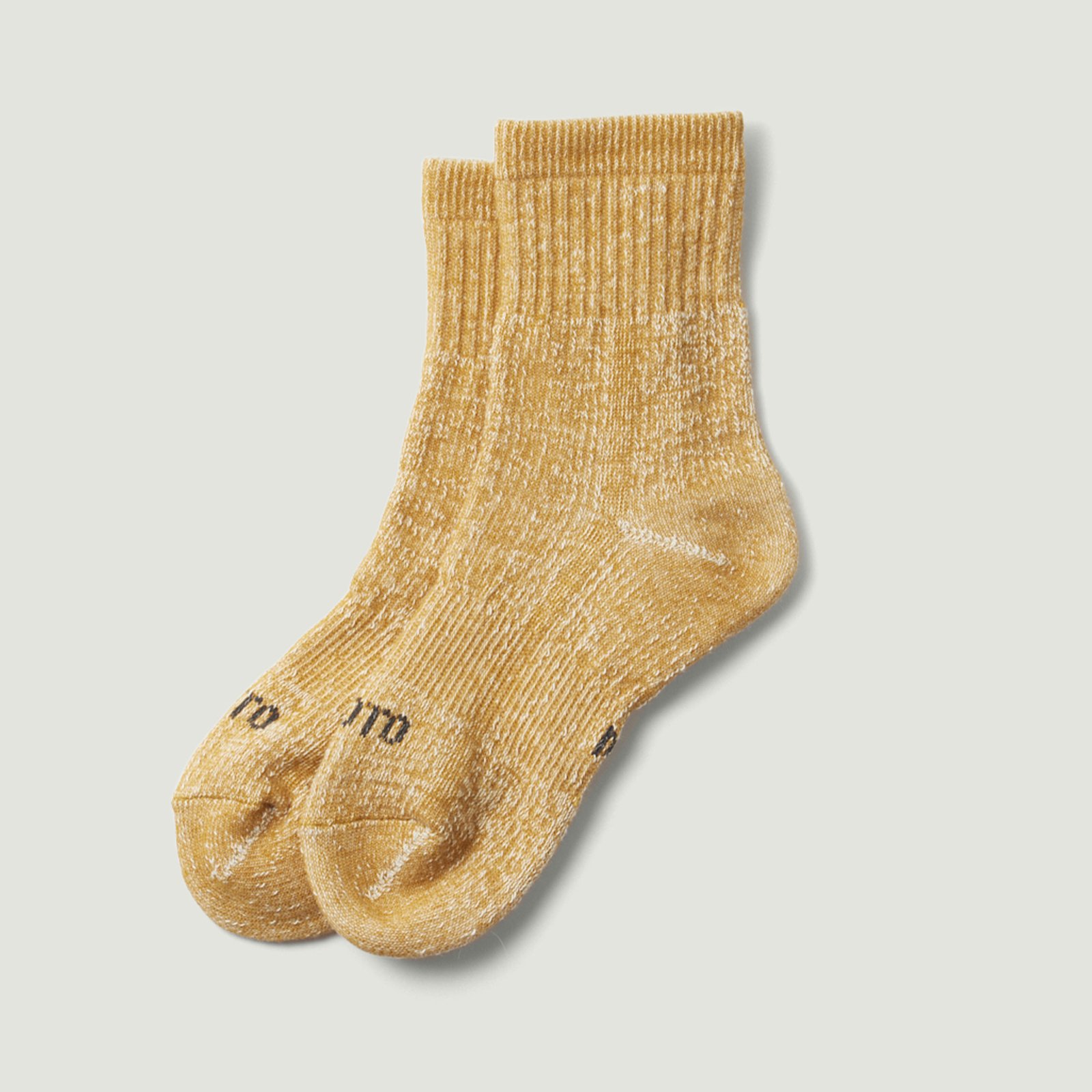 Double Face Mid Socks Yellow