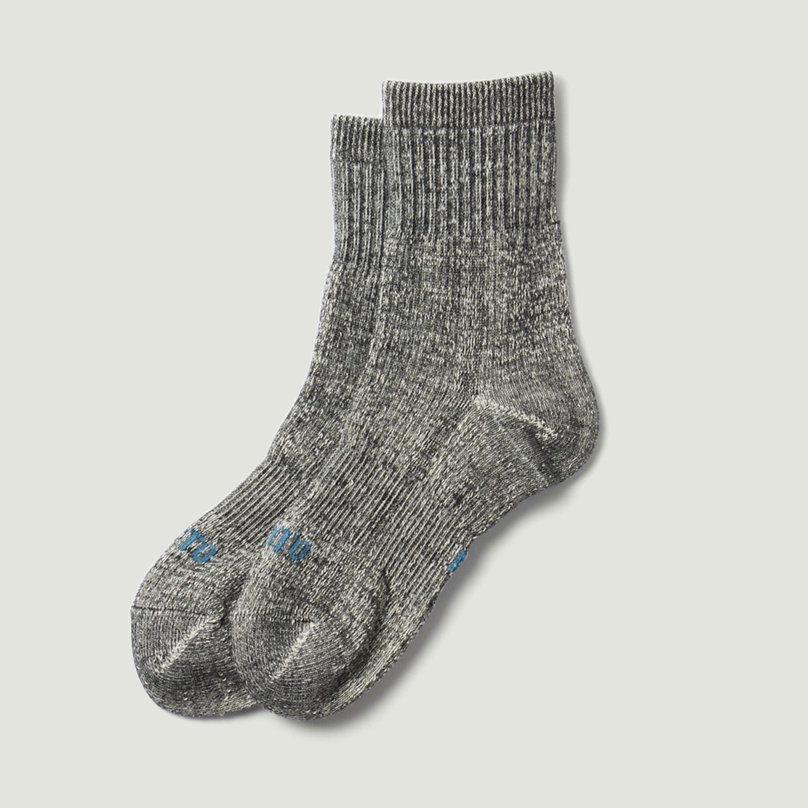 Double Face Mid Socks Charcoal