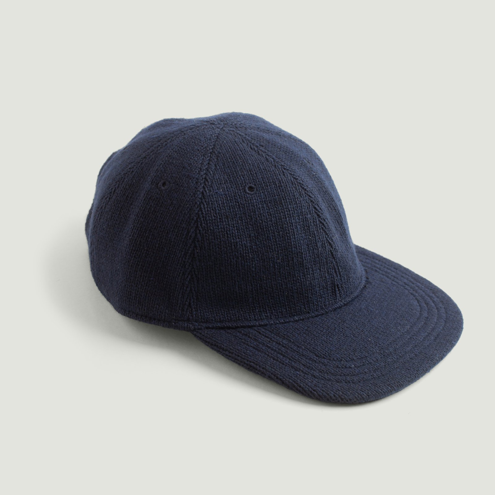 Recycle W/P 6 Panel Knit Cap Navy