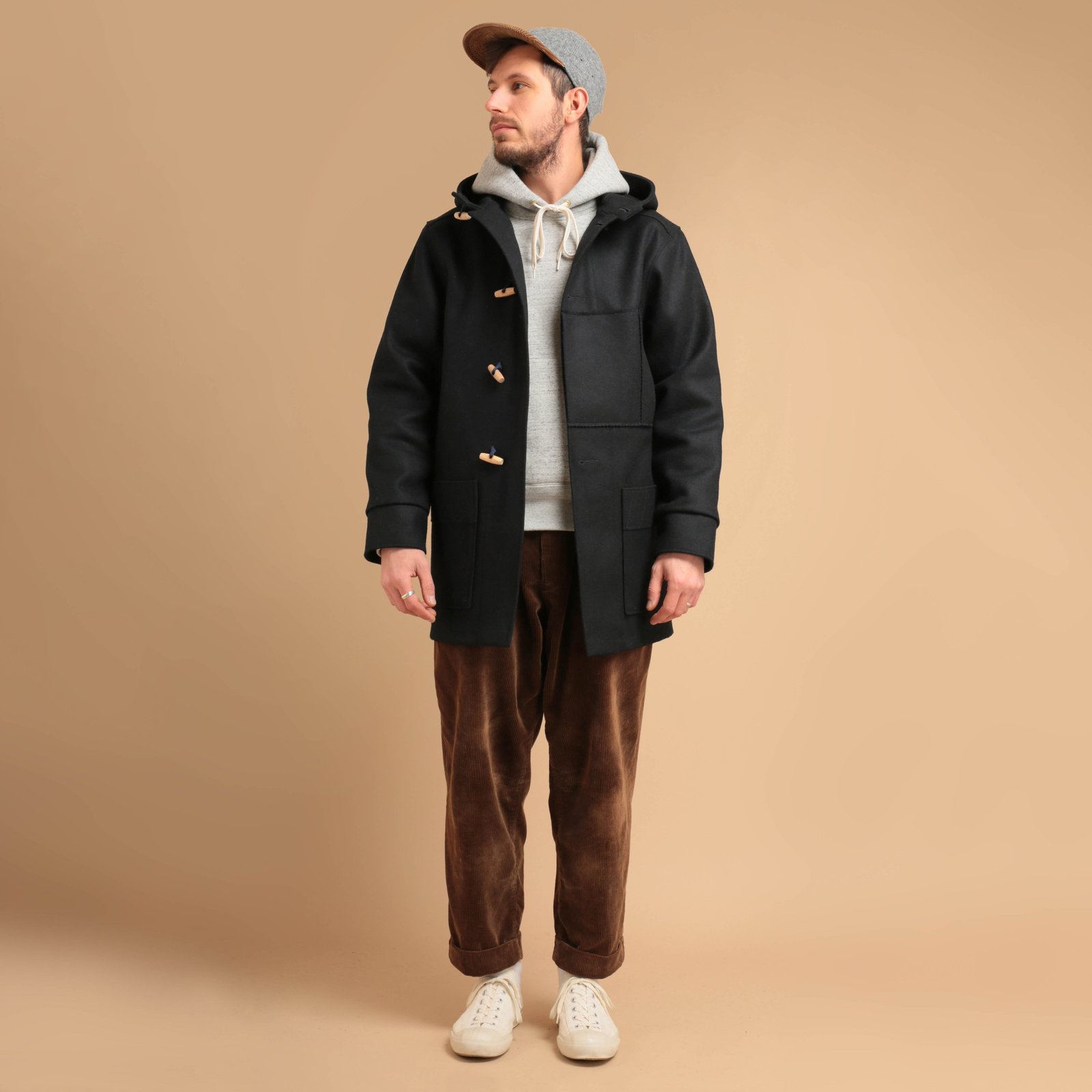 The Navy Wool Cloth Kabig
