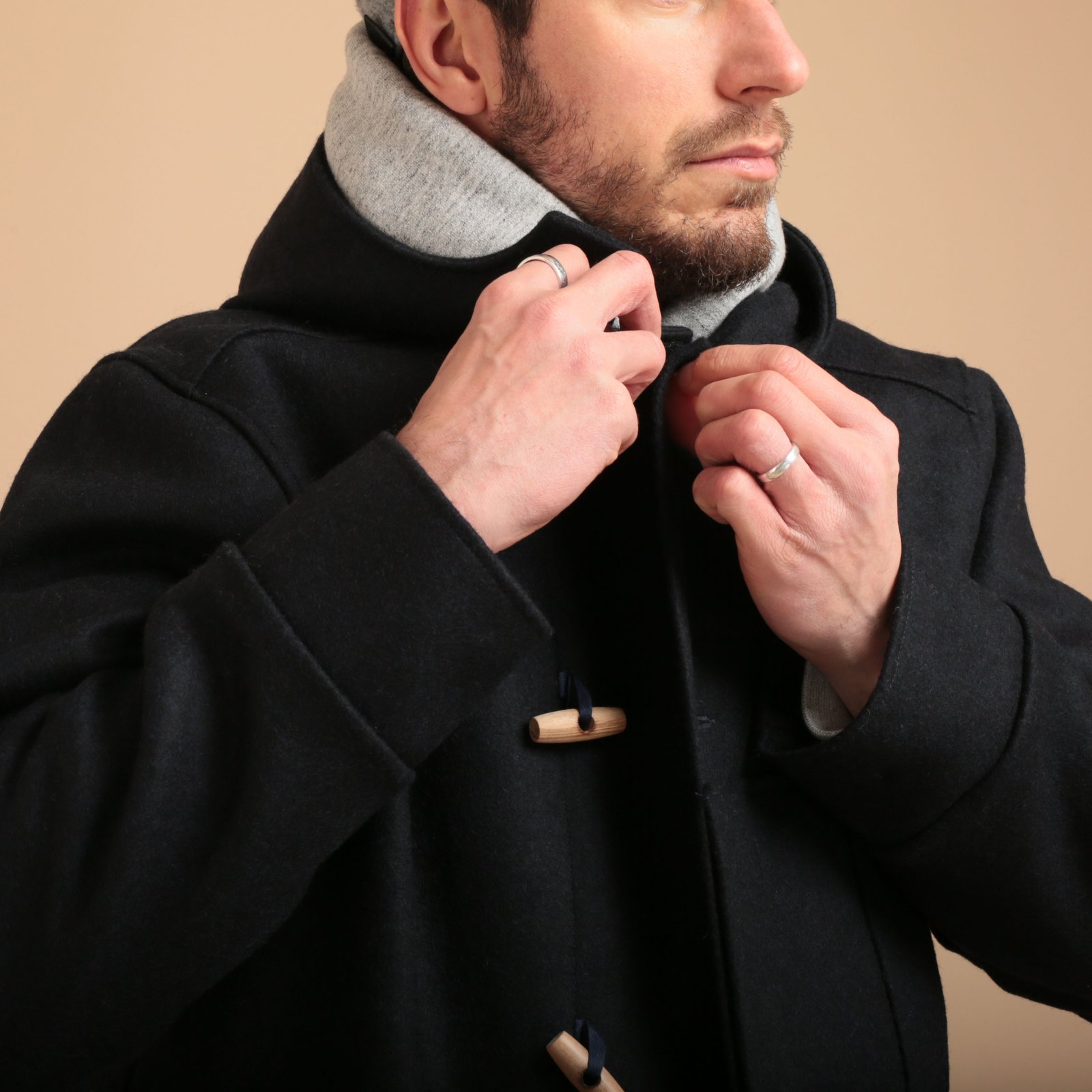 The Navy Wool Cloth Kabig