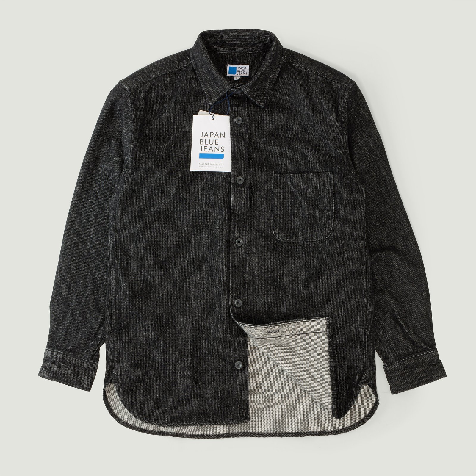 JAPAN BLUE / 13oz Denim Shirts Dark Grey