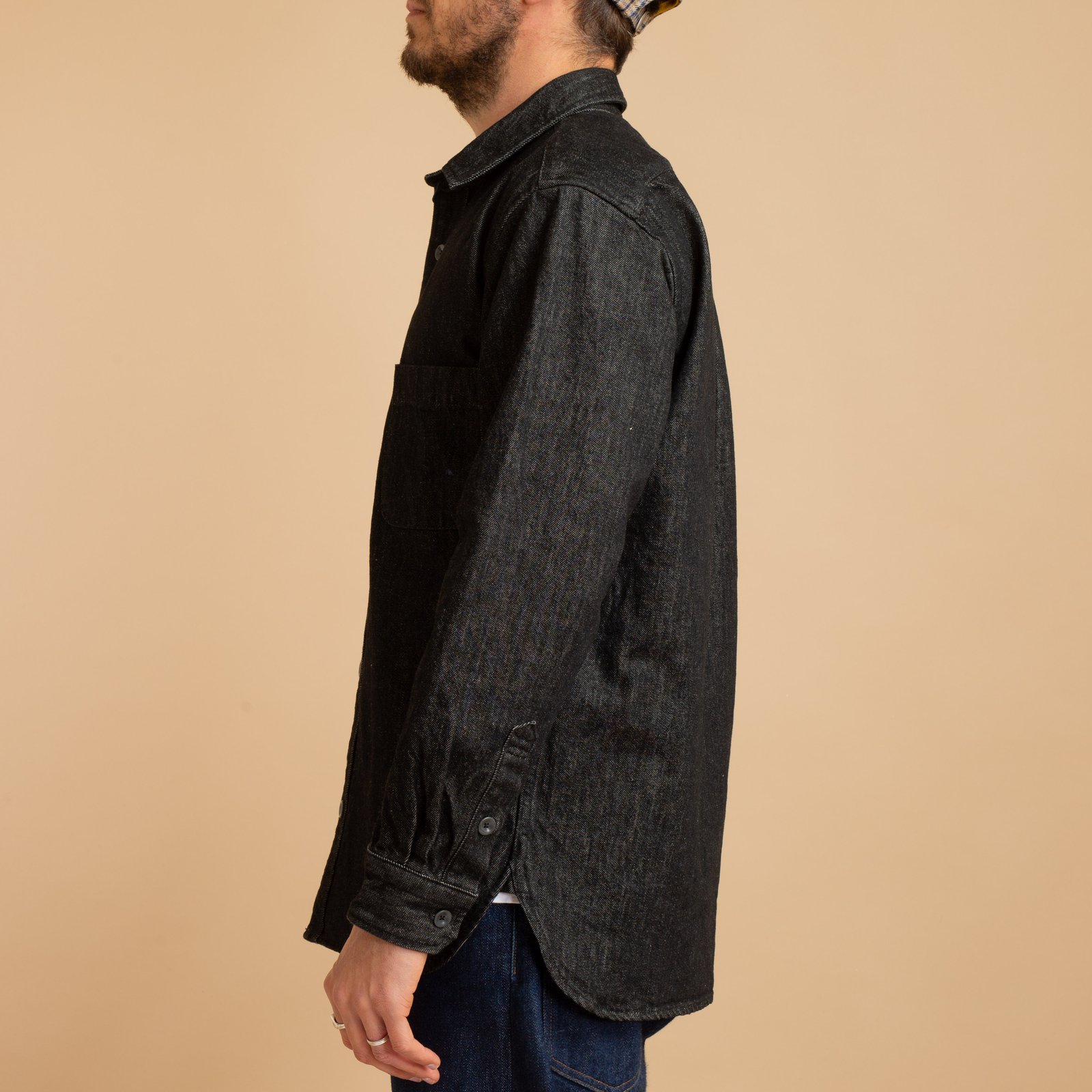 JAPAN BLUE / 13oz Denim Shirts Dark Grey