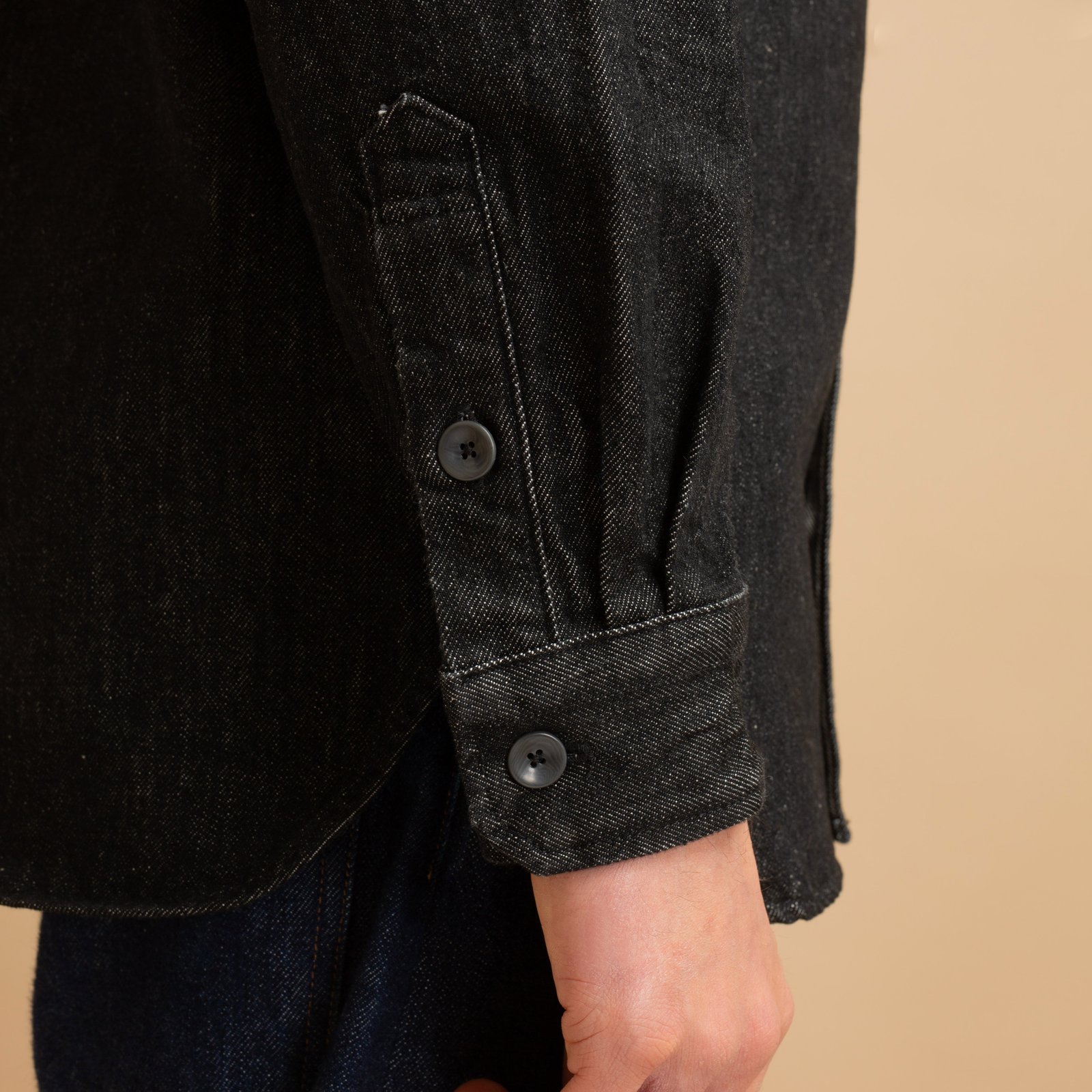 JAPAN BLUE / 13oz Denim Shirts Dark Grey