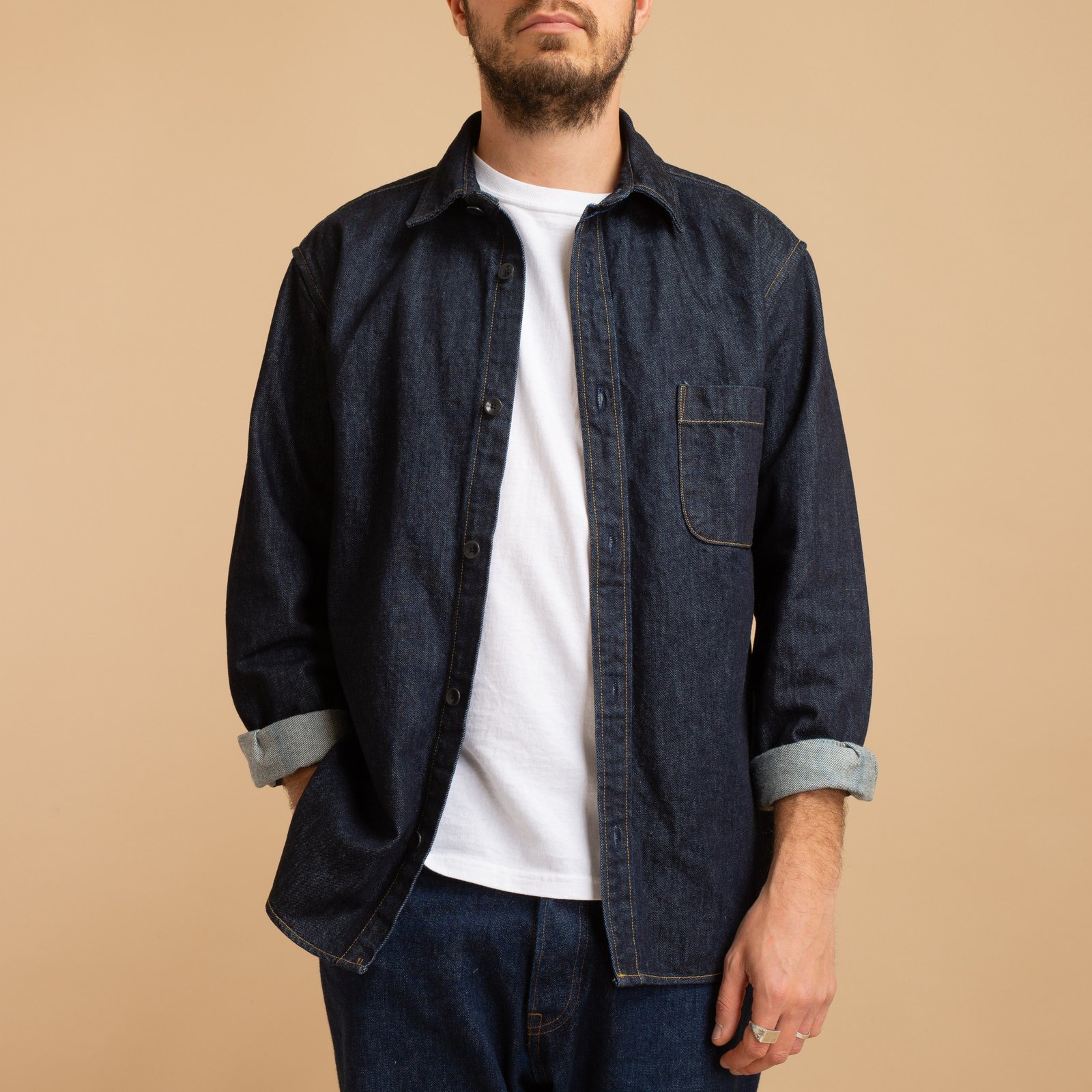 JAPAN BLUE / 13oz Denim Shirts Indigo