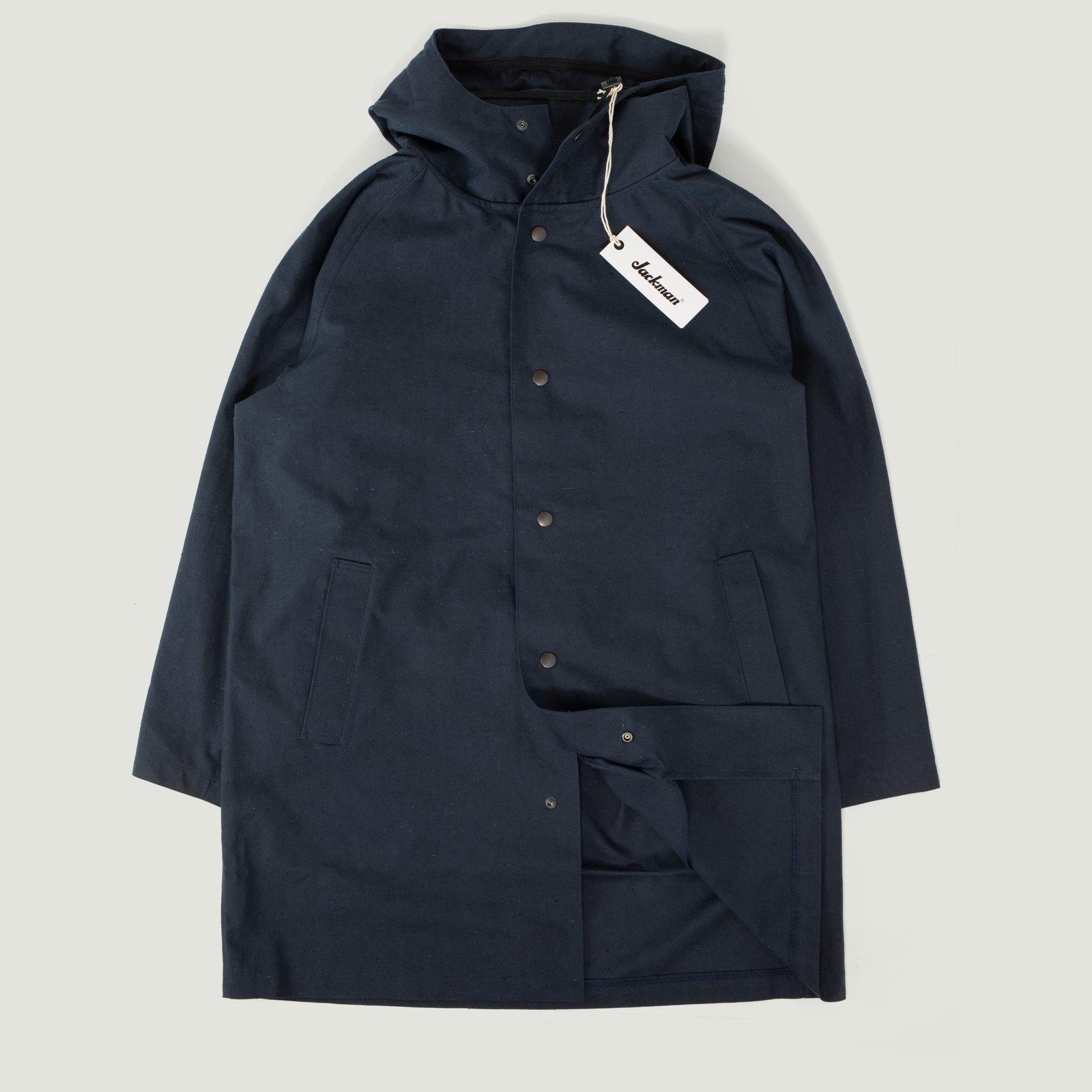 Back Nep Hoody Coat Dark Navy