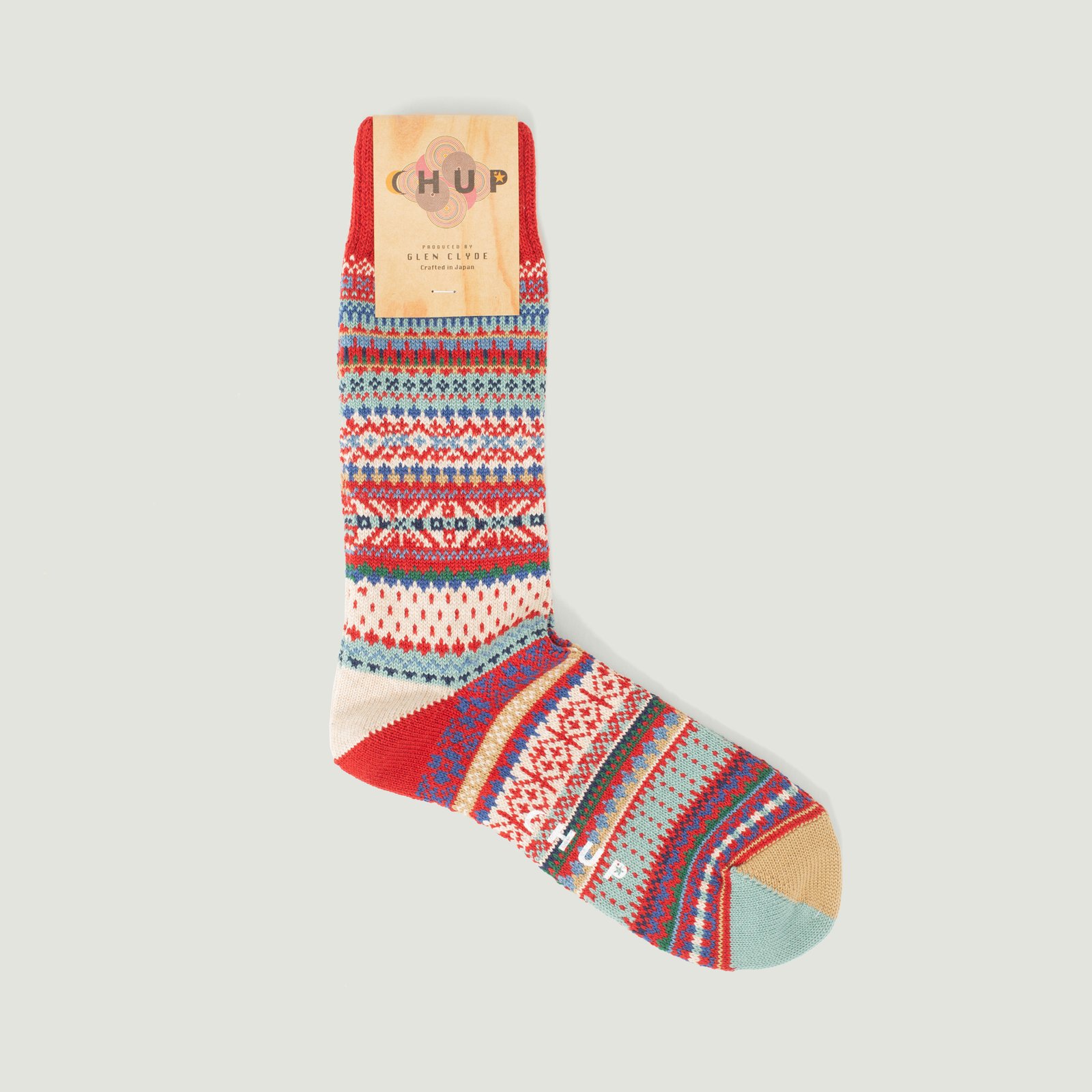 Snow Drop Scarlet Socks
