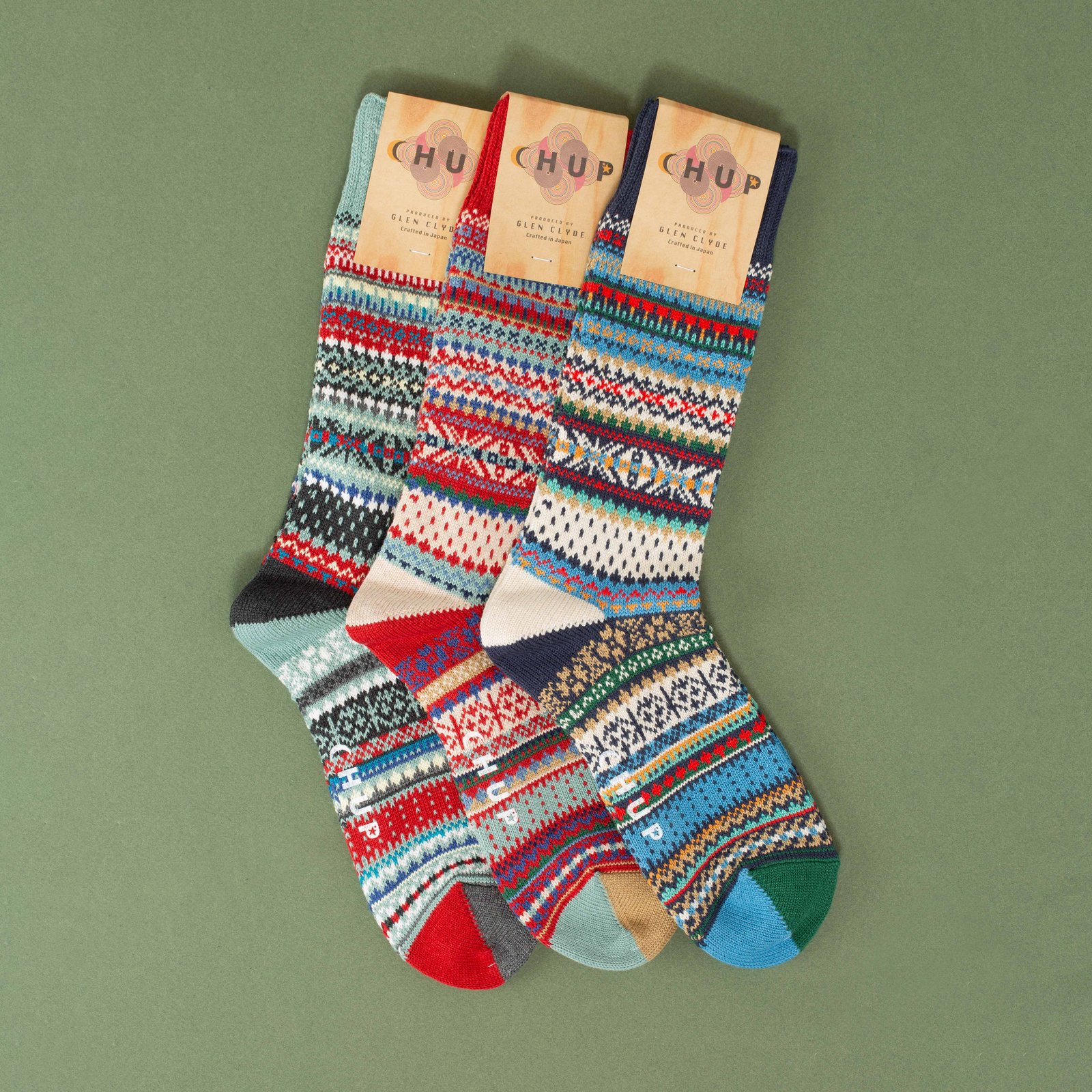 Snow Drop Scarlet Socks