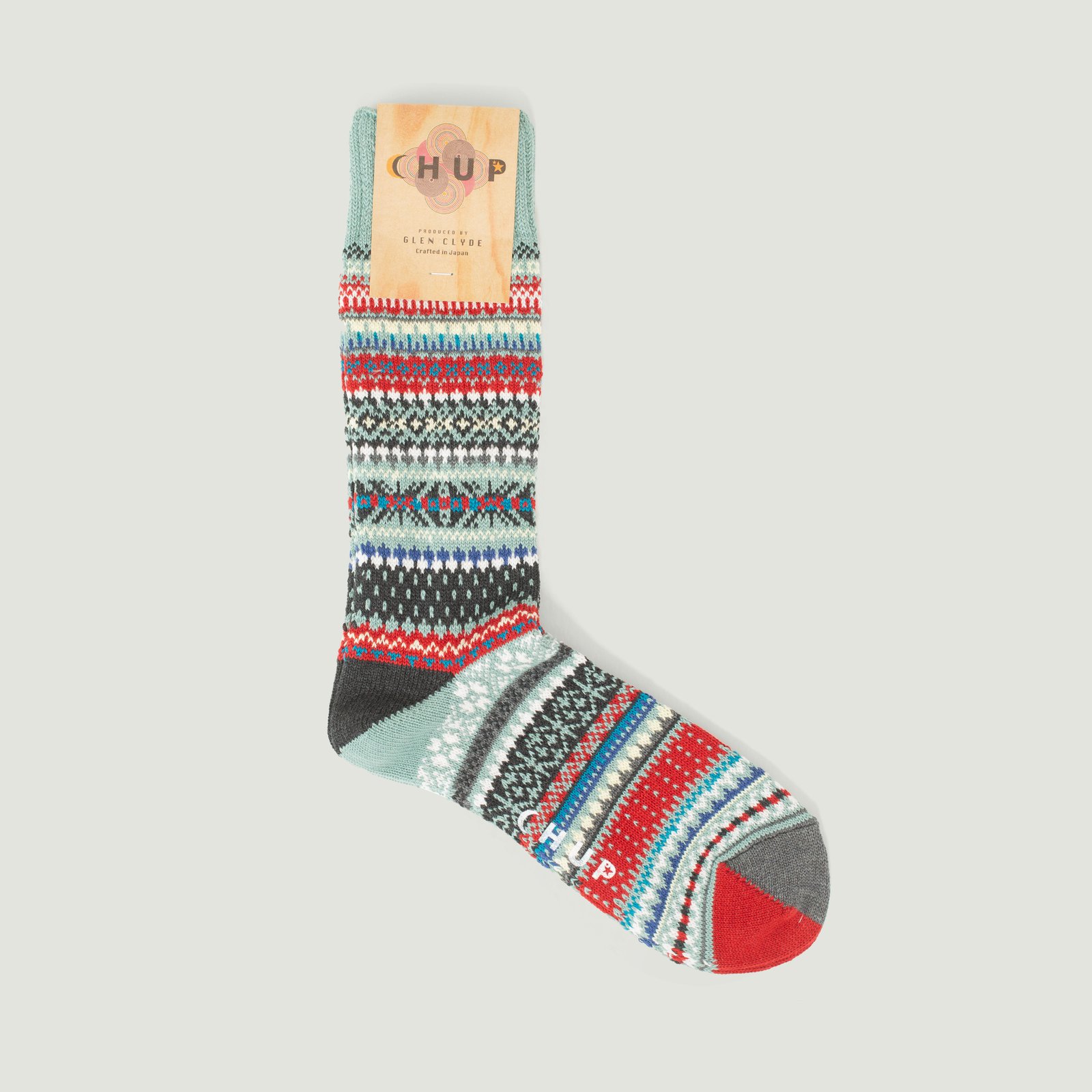 Snow Drop Mint Socks