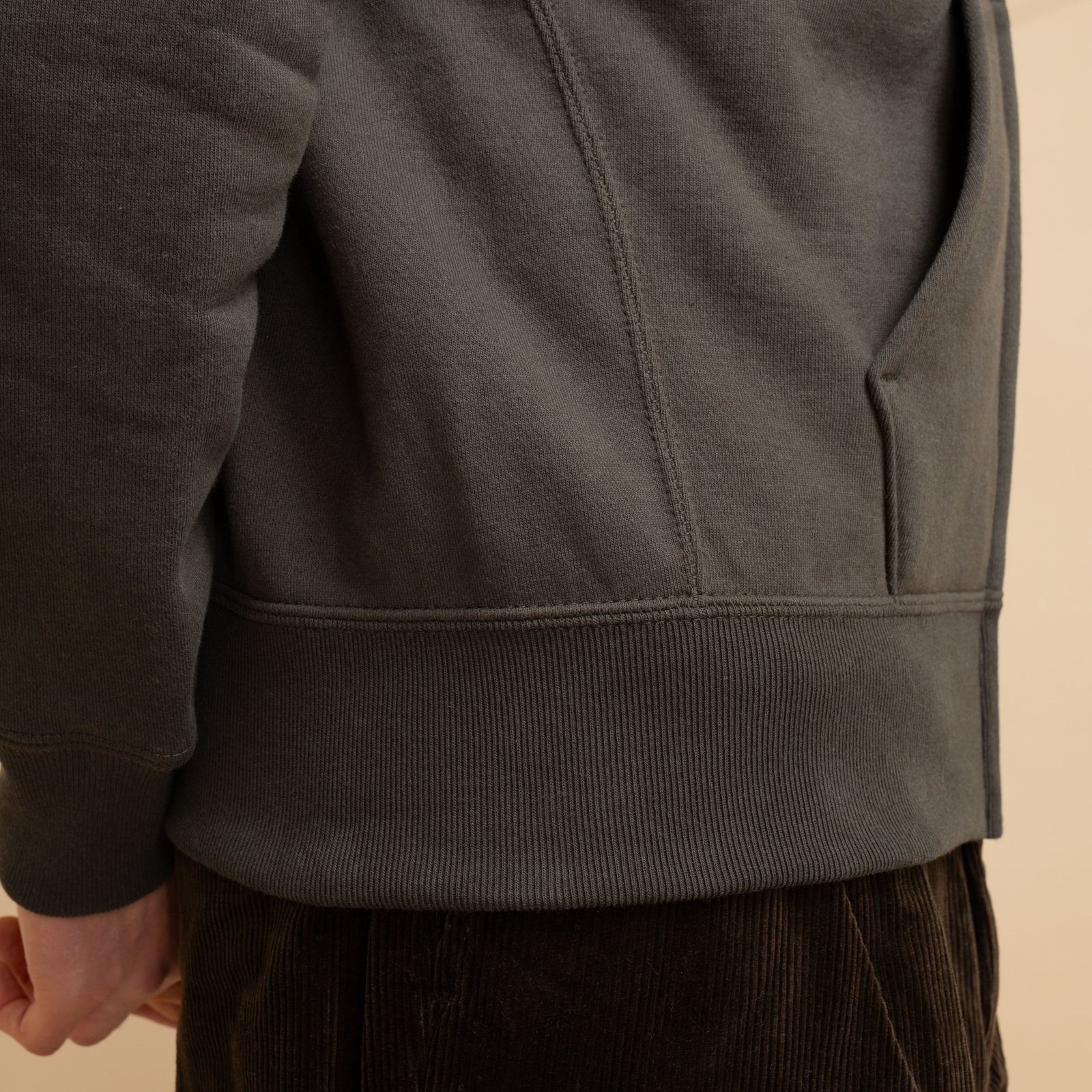 "Sure MFG" Zip Corn Head Hoodie in Ink Black