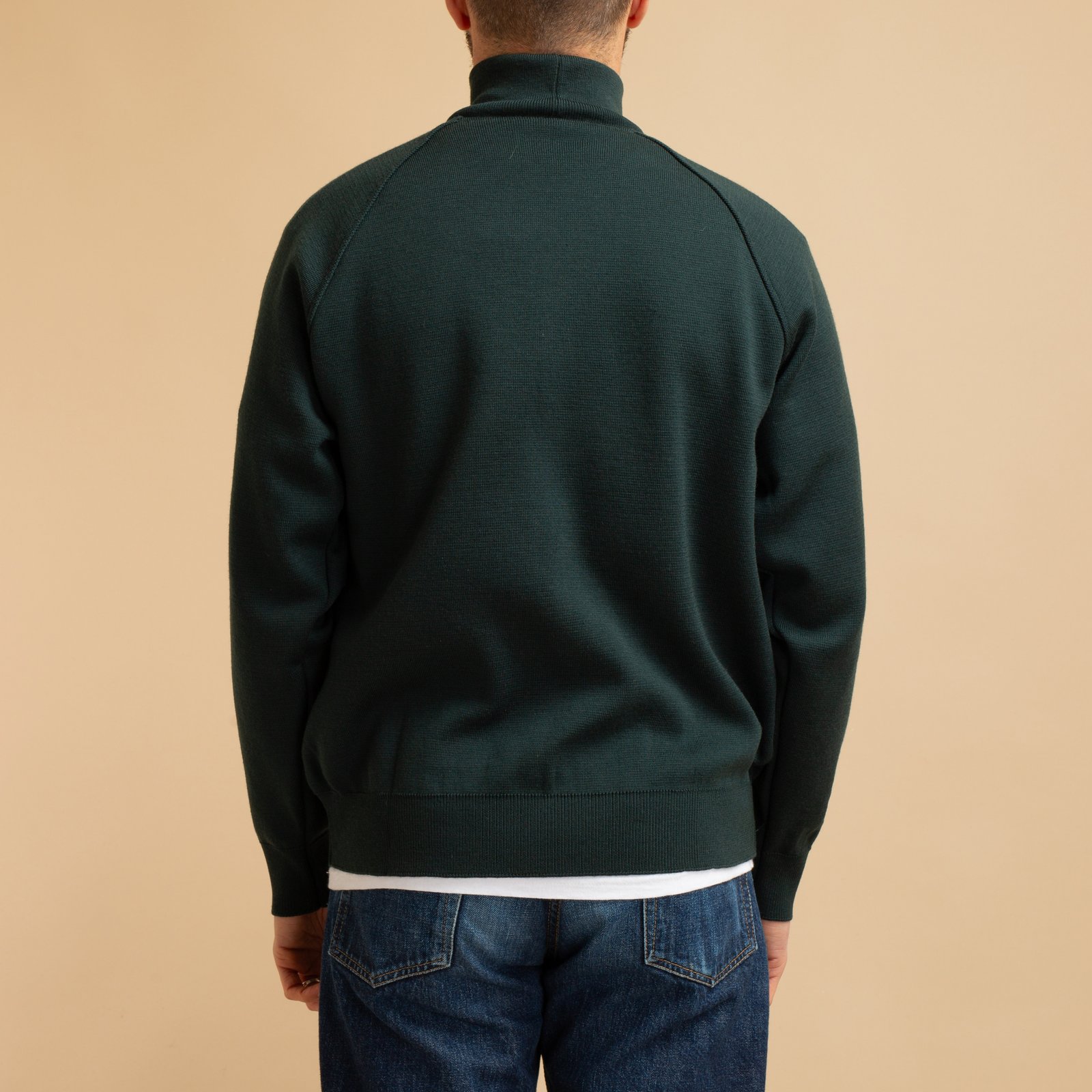 Dark Green Milano Turtleneck Sweater