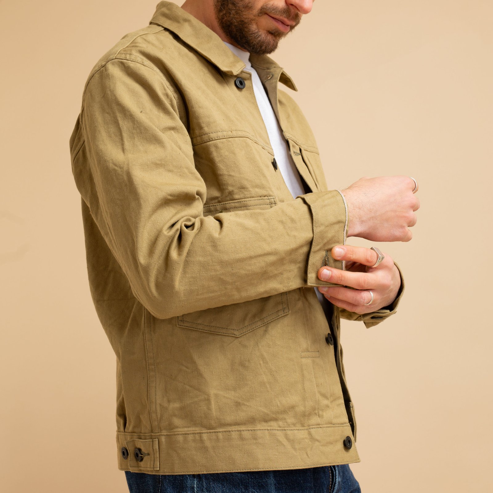 02517-BRD "British Drill" Selvedge Type II Jacket