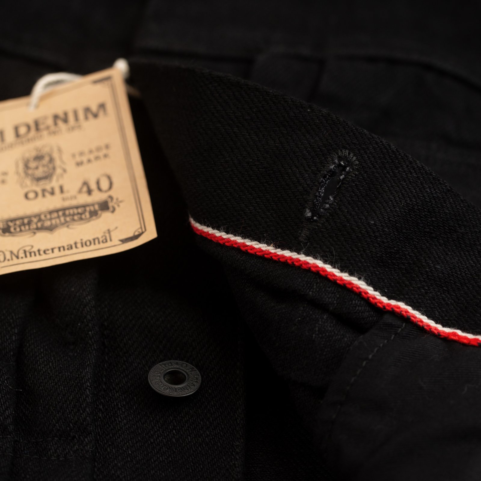 02516P-ZR-BK 20oz "Secret Black Denim" Type II Jacket