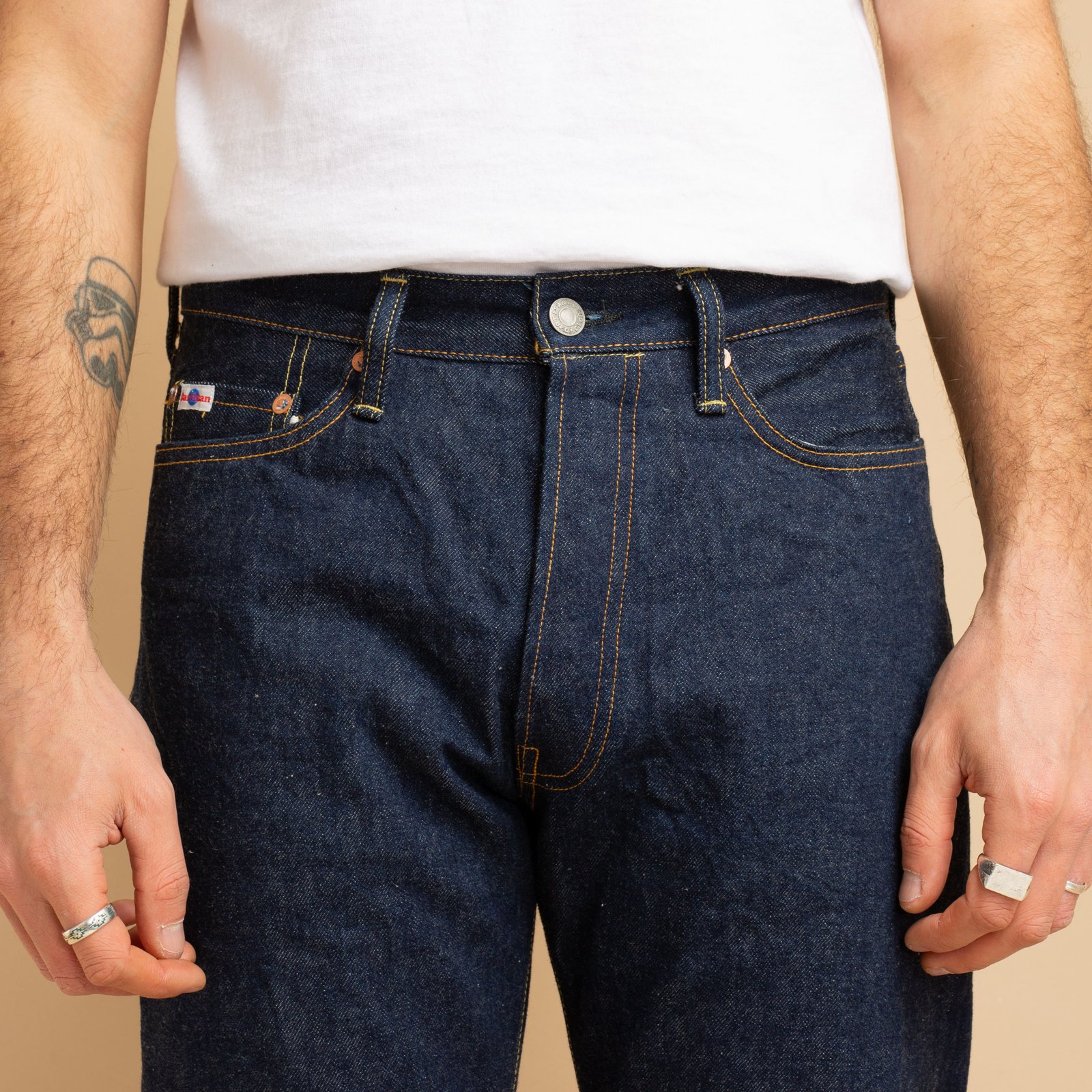 SD-800 15oz Tapered Natural Indigo Selvedge Denim