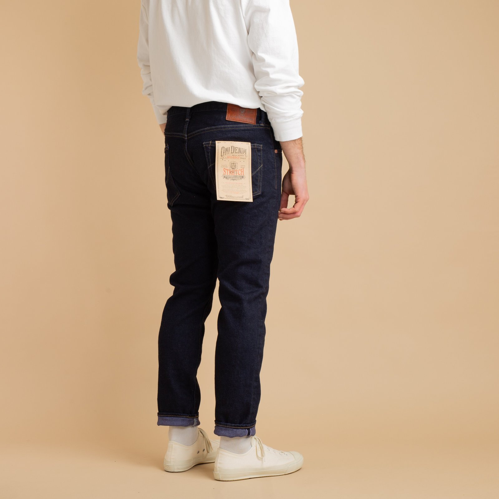 122S "Violet Weft" Relaxed Tapered 15oz Stretch Selvedge Denim