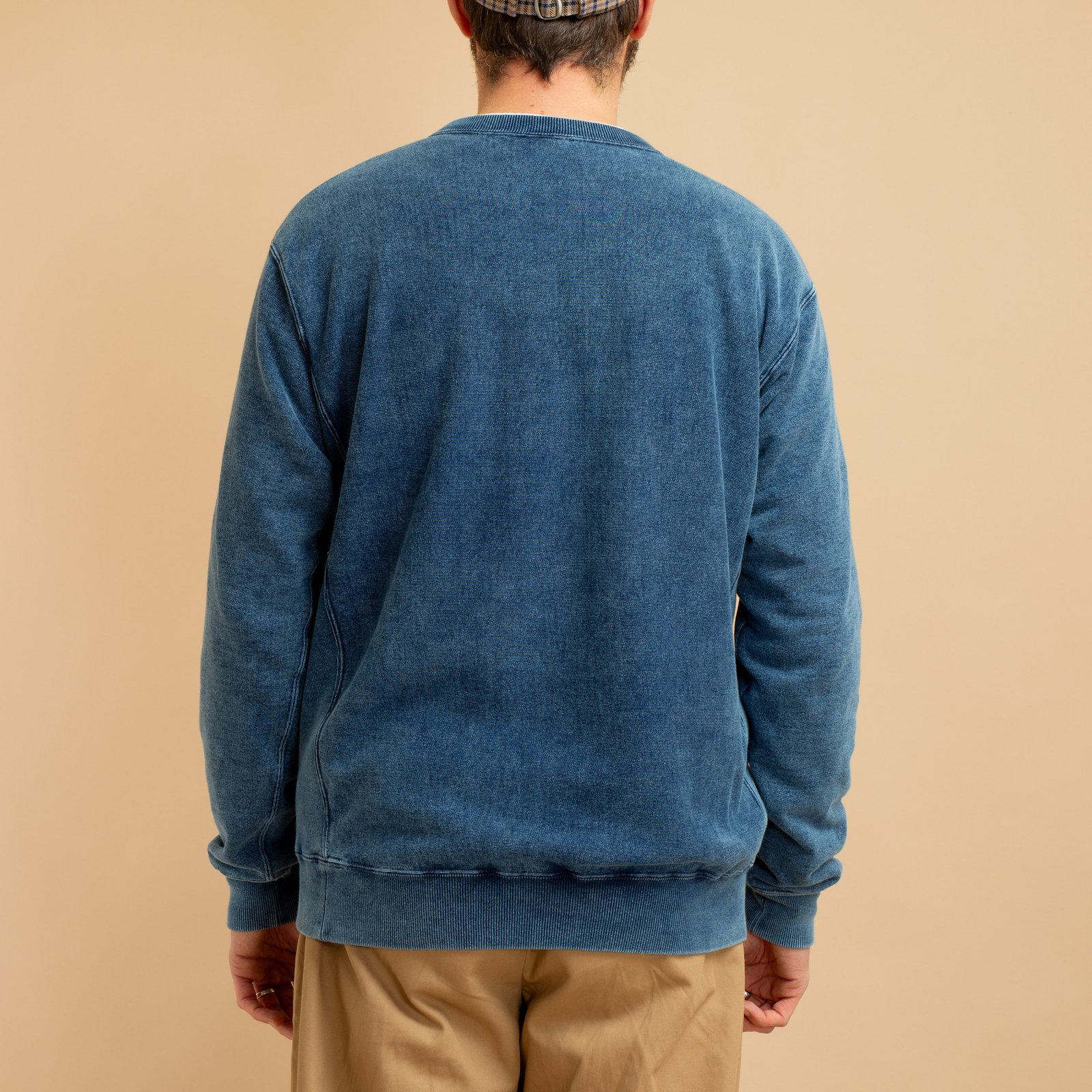 Heavy Crew Sweat Indigo Shave