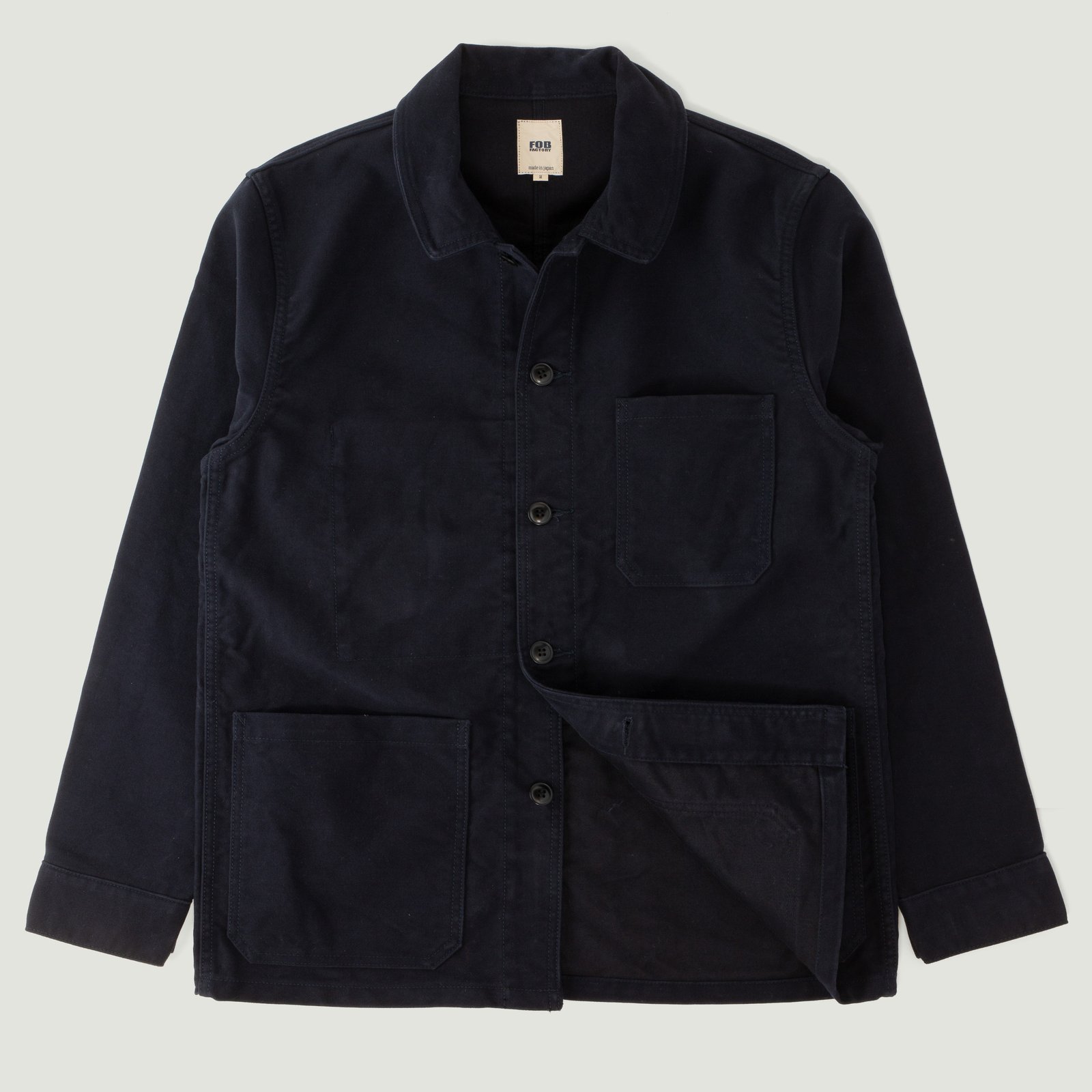 French Moleskin Jacket Navy