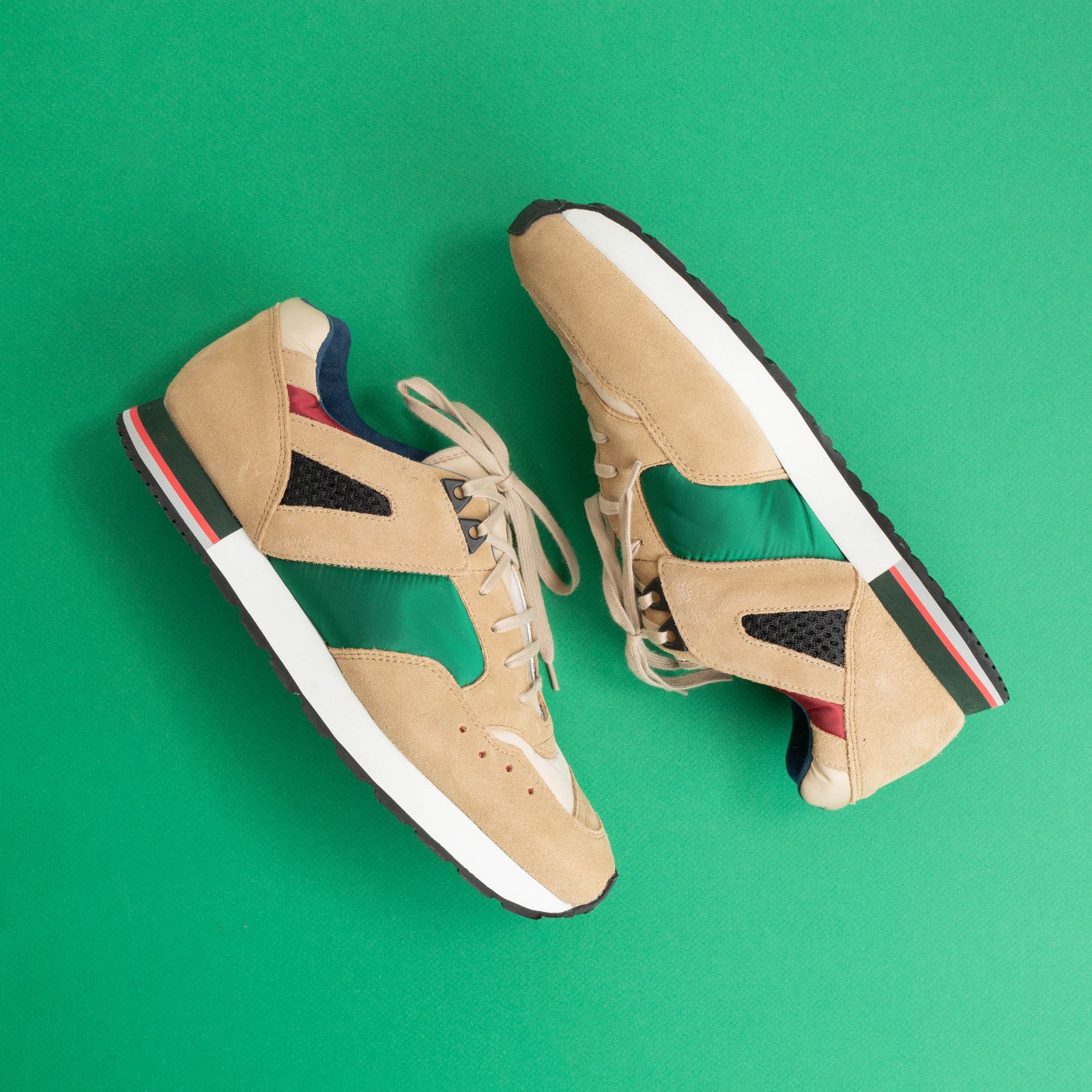 French Military Trainer Green/Beige