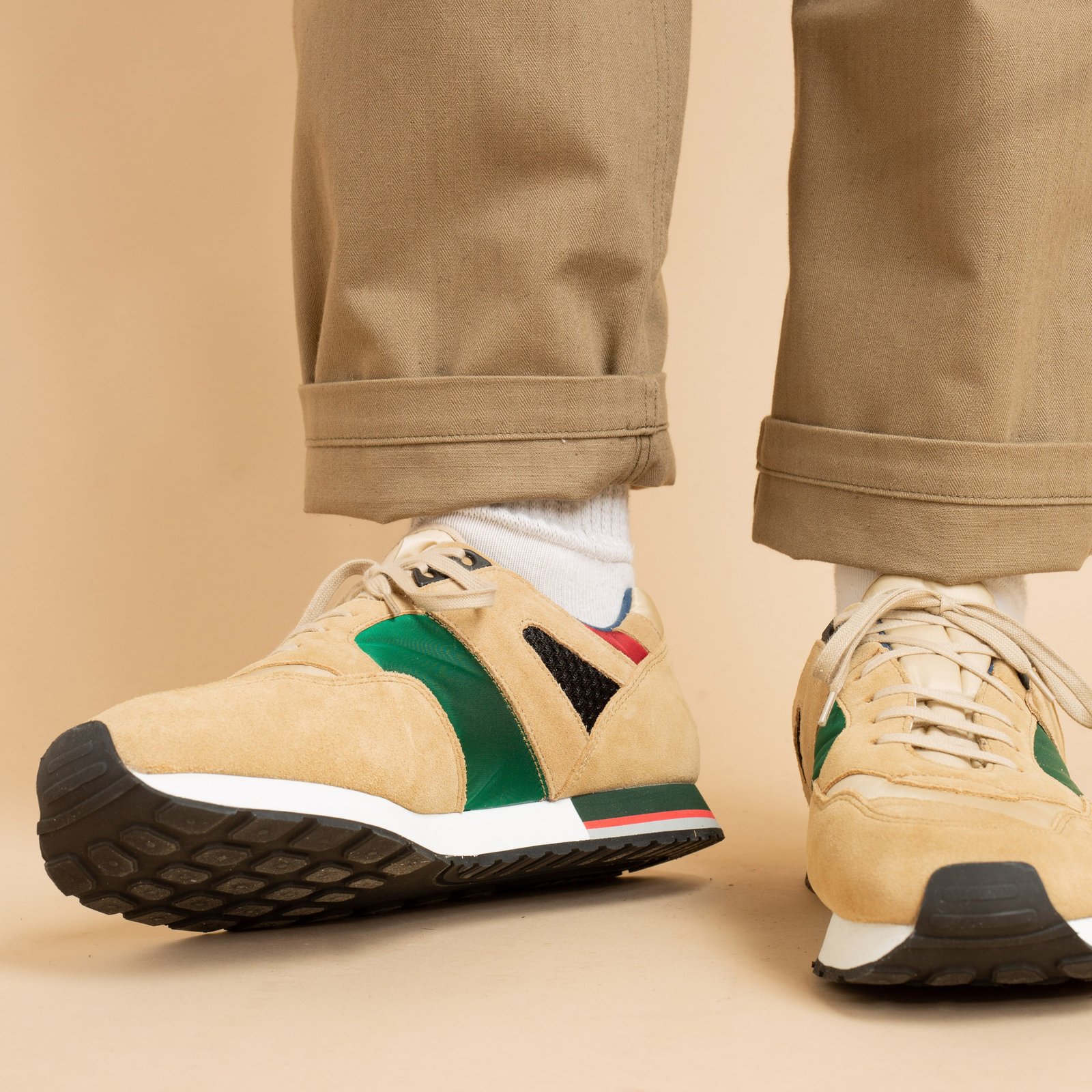 French Military Trainer Green/Beige