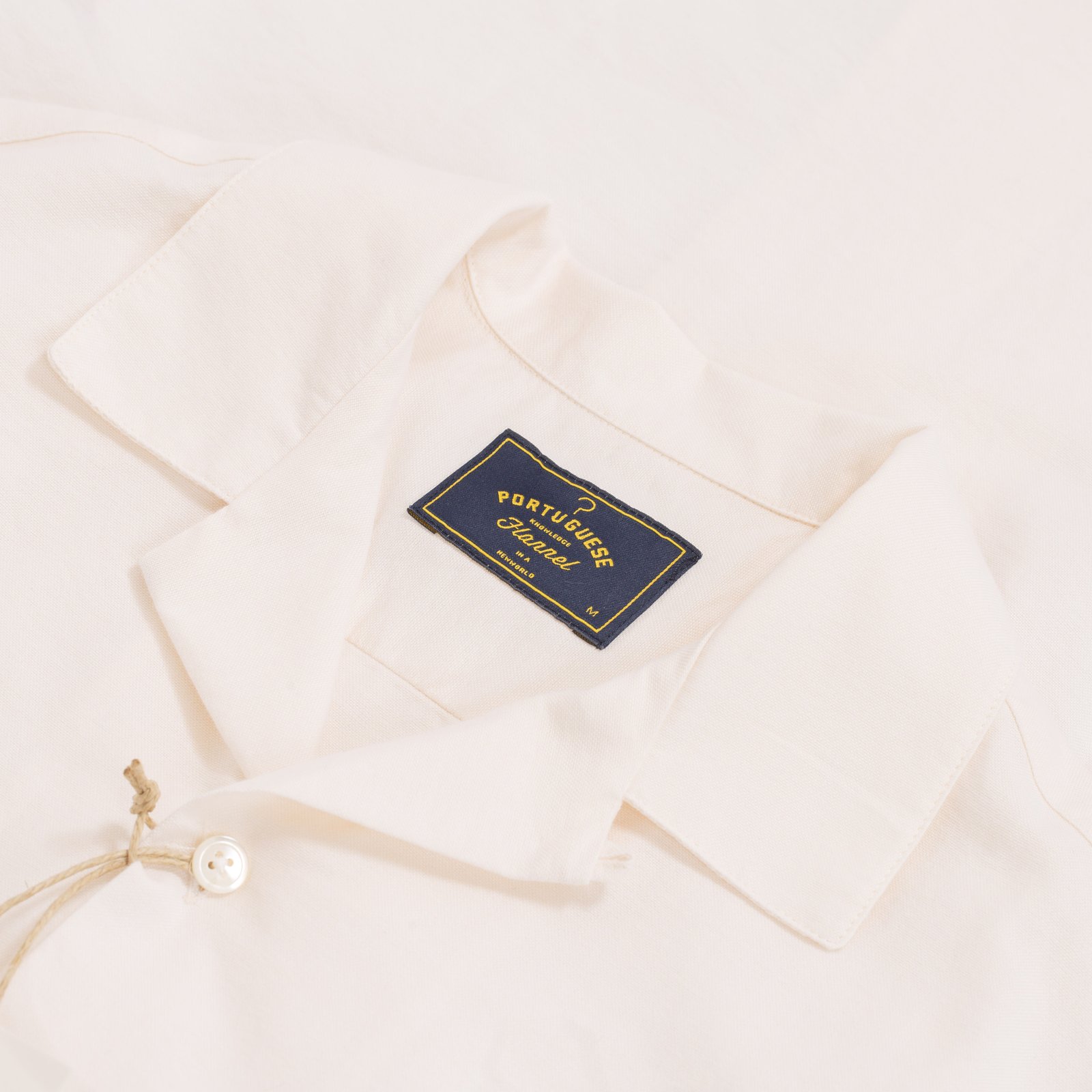 S/S Belavista Camp Collar Off White