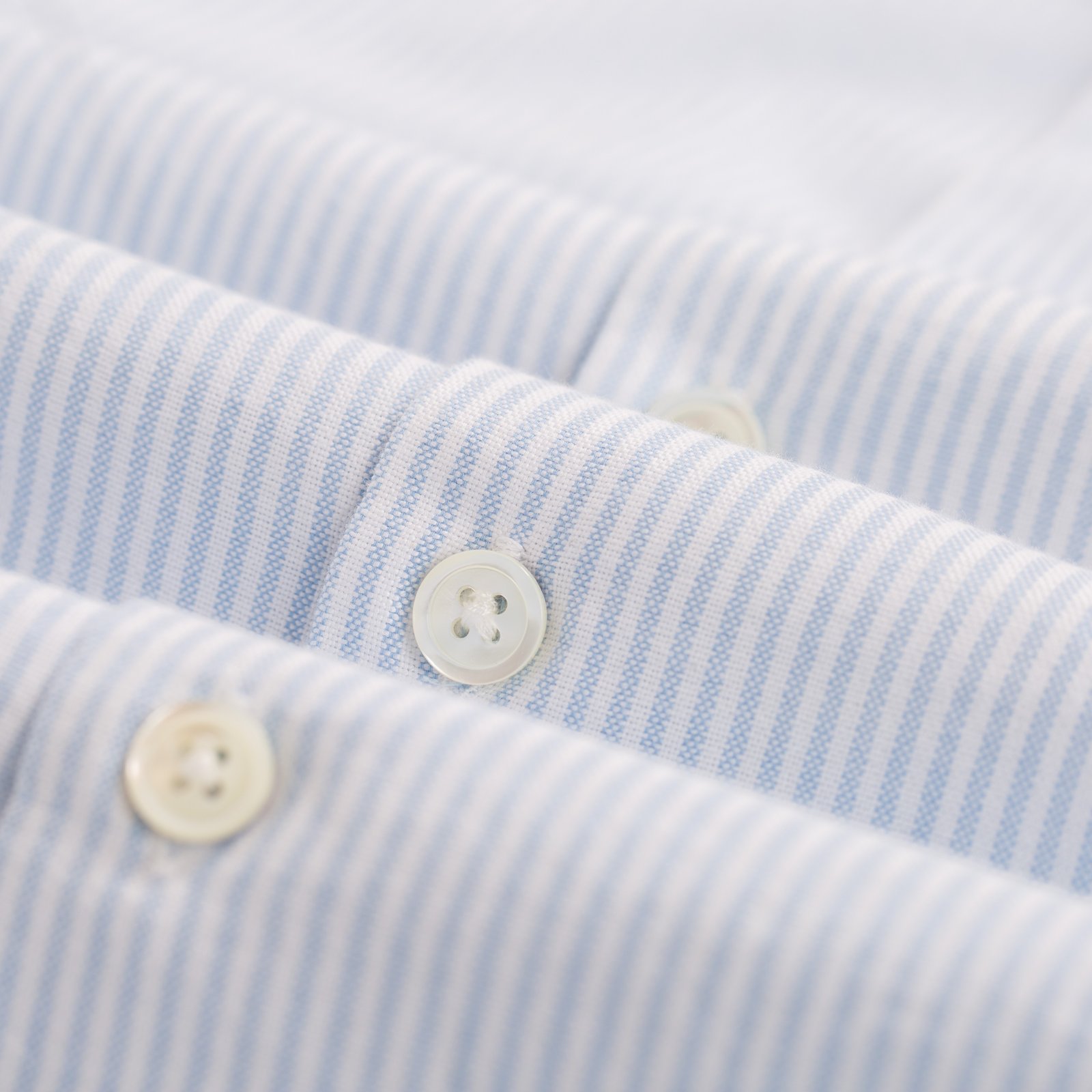 S/S Belavista Camp Collar Stripe Light Blue