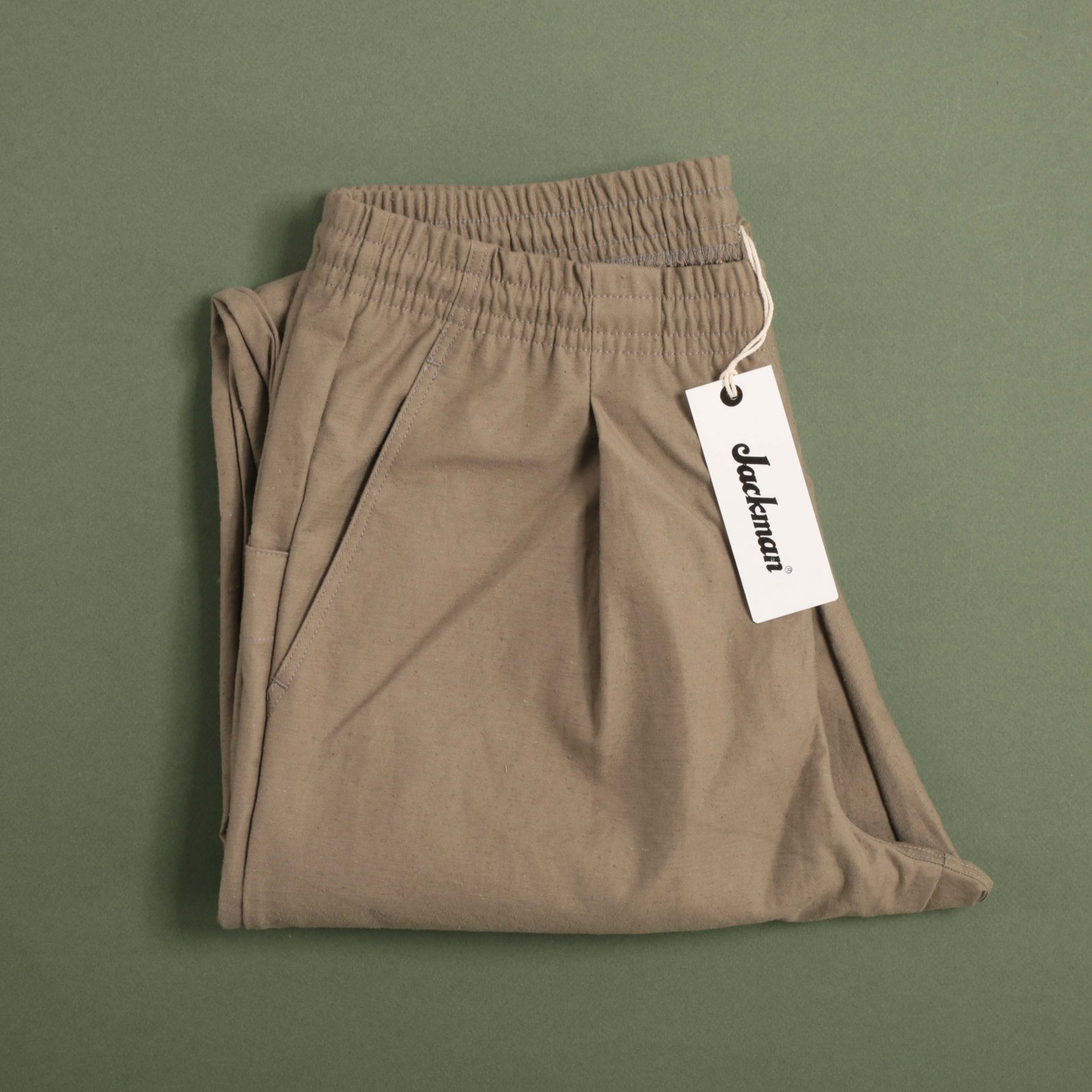 JACKMAN / Back Nep Umps Pants Sepia