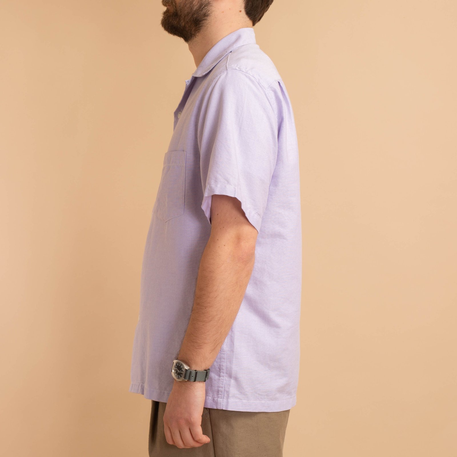 S/S Belavista Camp Collar Lavender