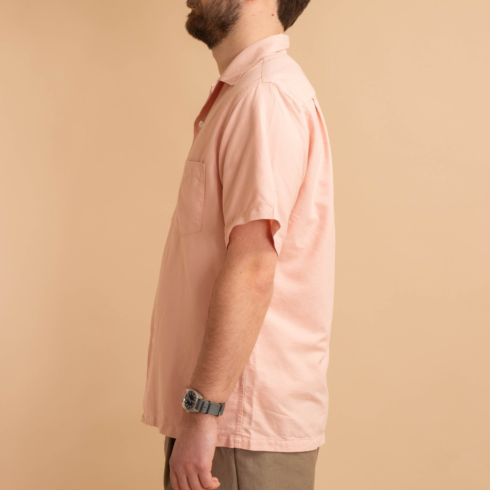 S/S Belavista Camp Collar Old Rose