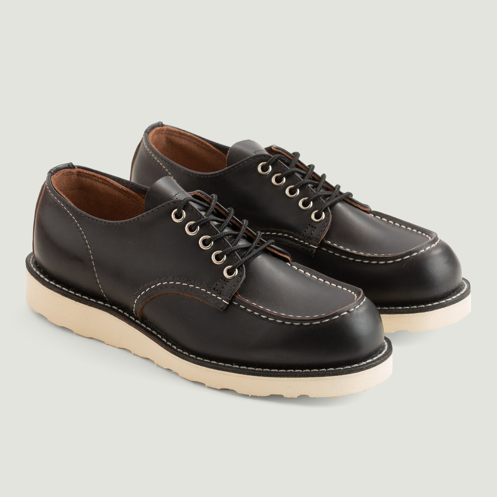 8090 Shop Moc Toe Oxford Black Prairie