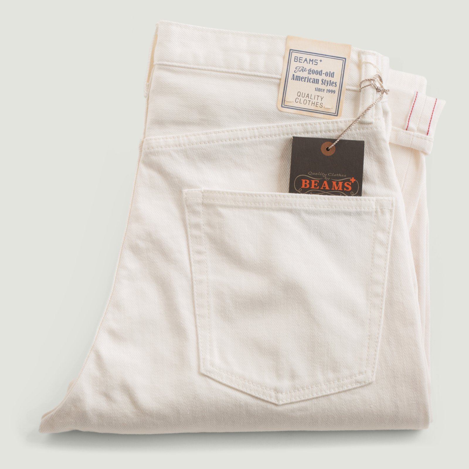 5 Pocket Denim White