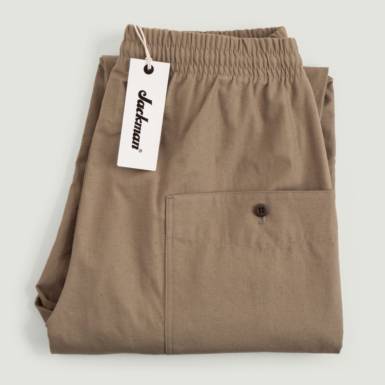 JACKMAN / Back Nep Umps Pants Sepia