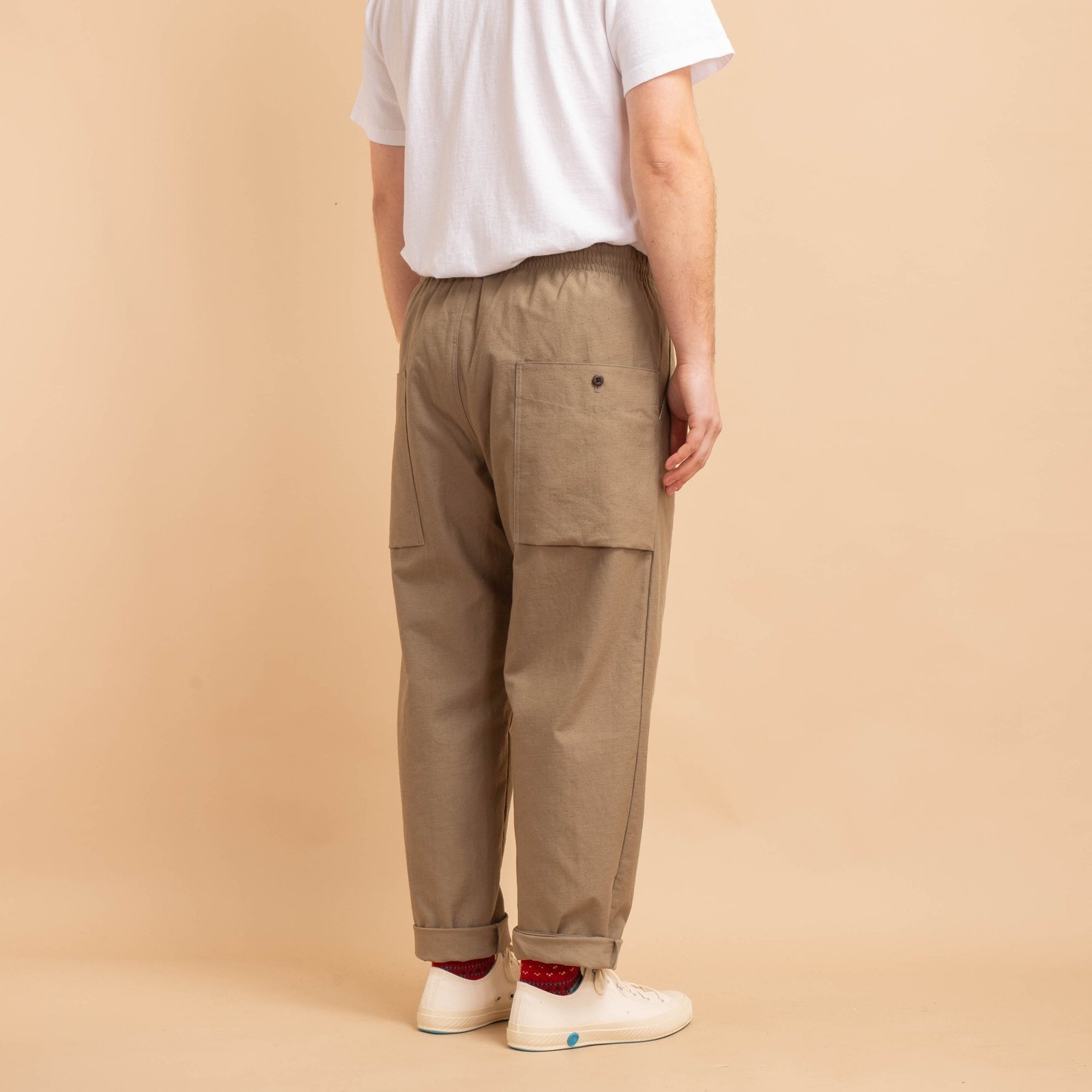 JACKMAN / Back Nep Umps Pants Sepia