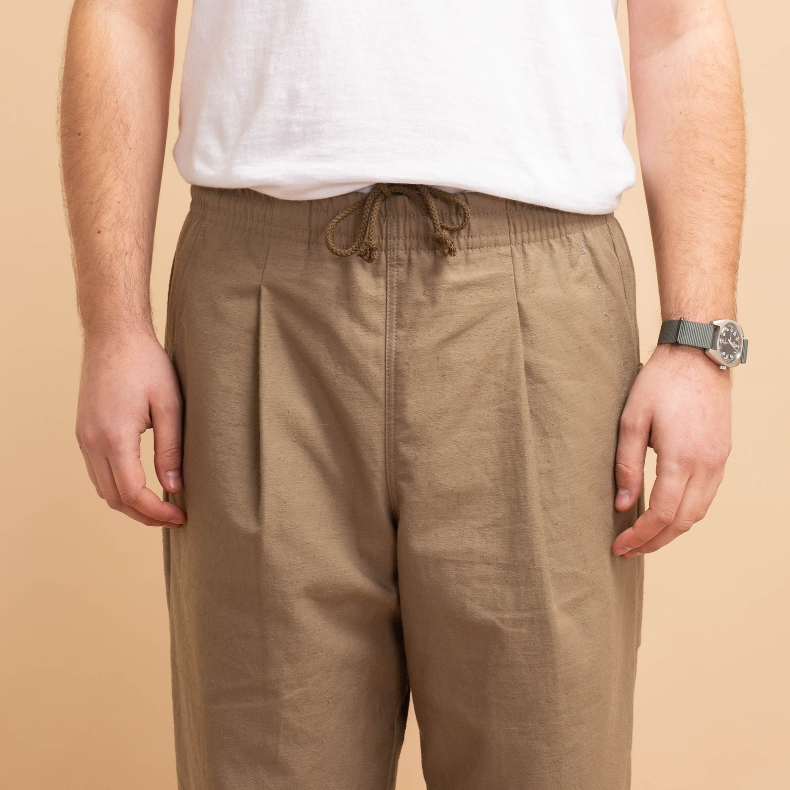 JACKMAN / Back Nep Umps Pants Sepia