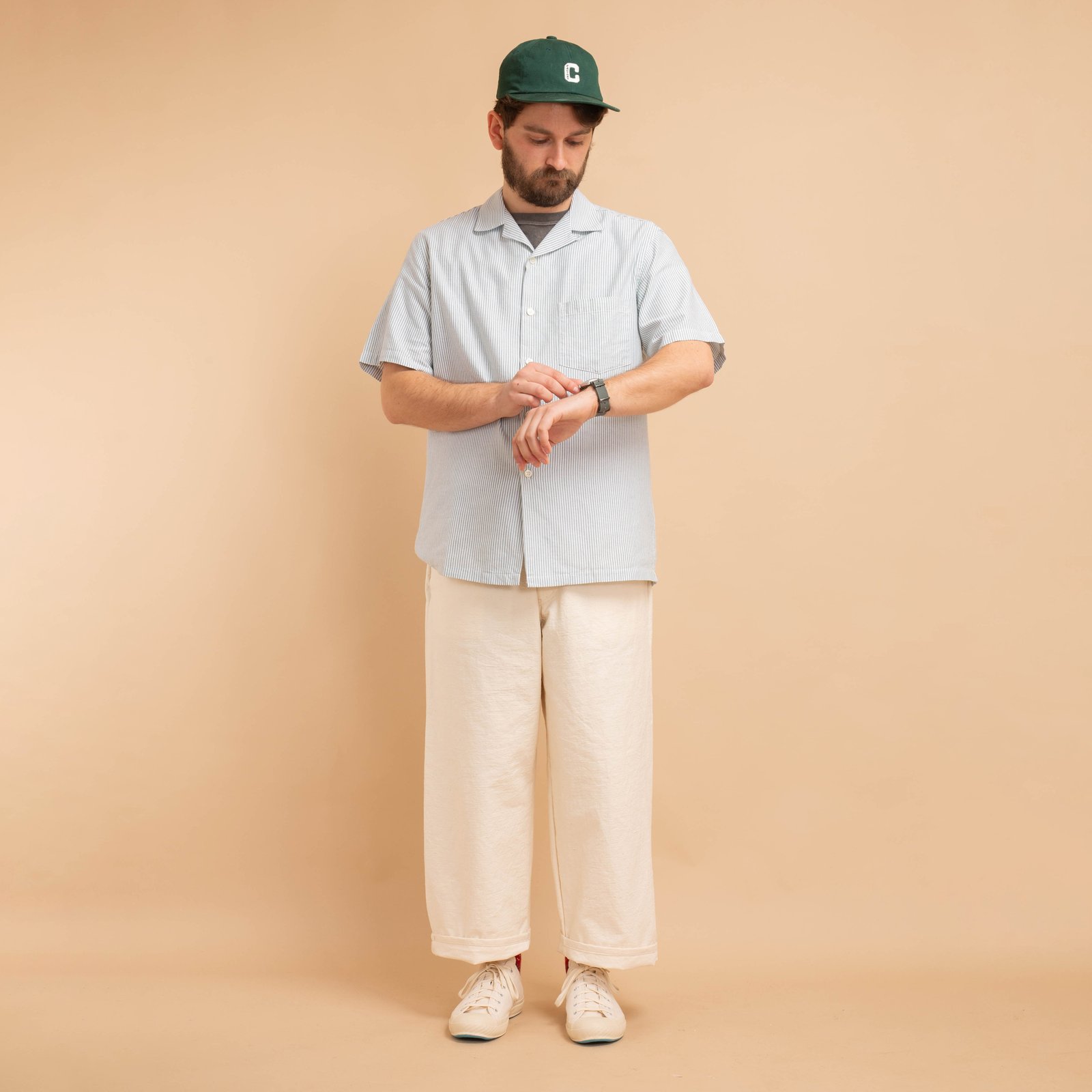 Back Nep Baggy Pants Hem
