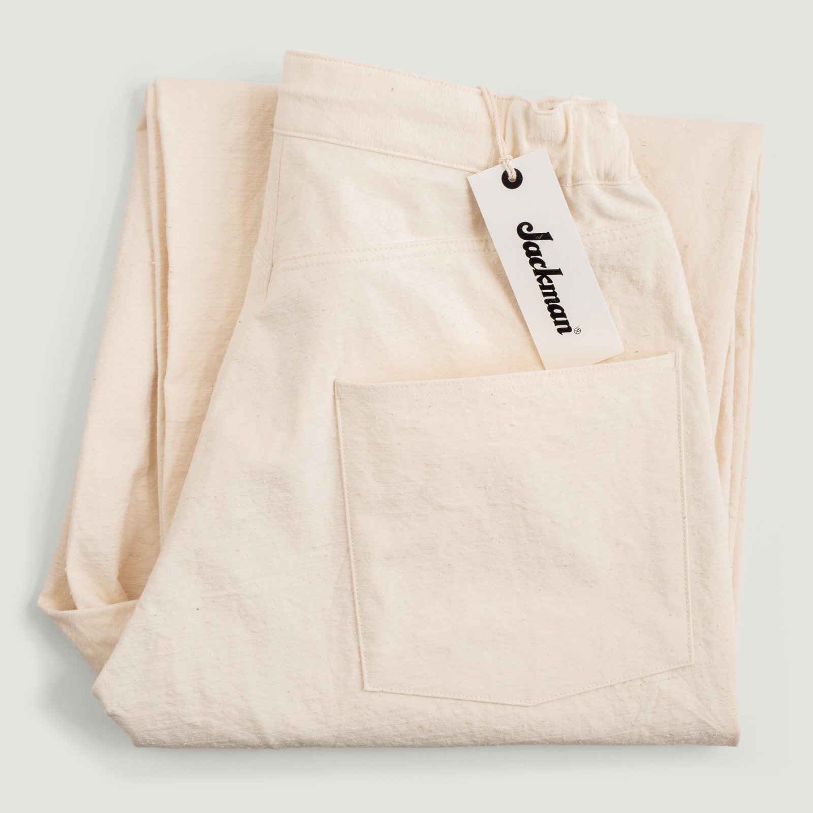 Back Nep Baggy Pants Hem