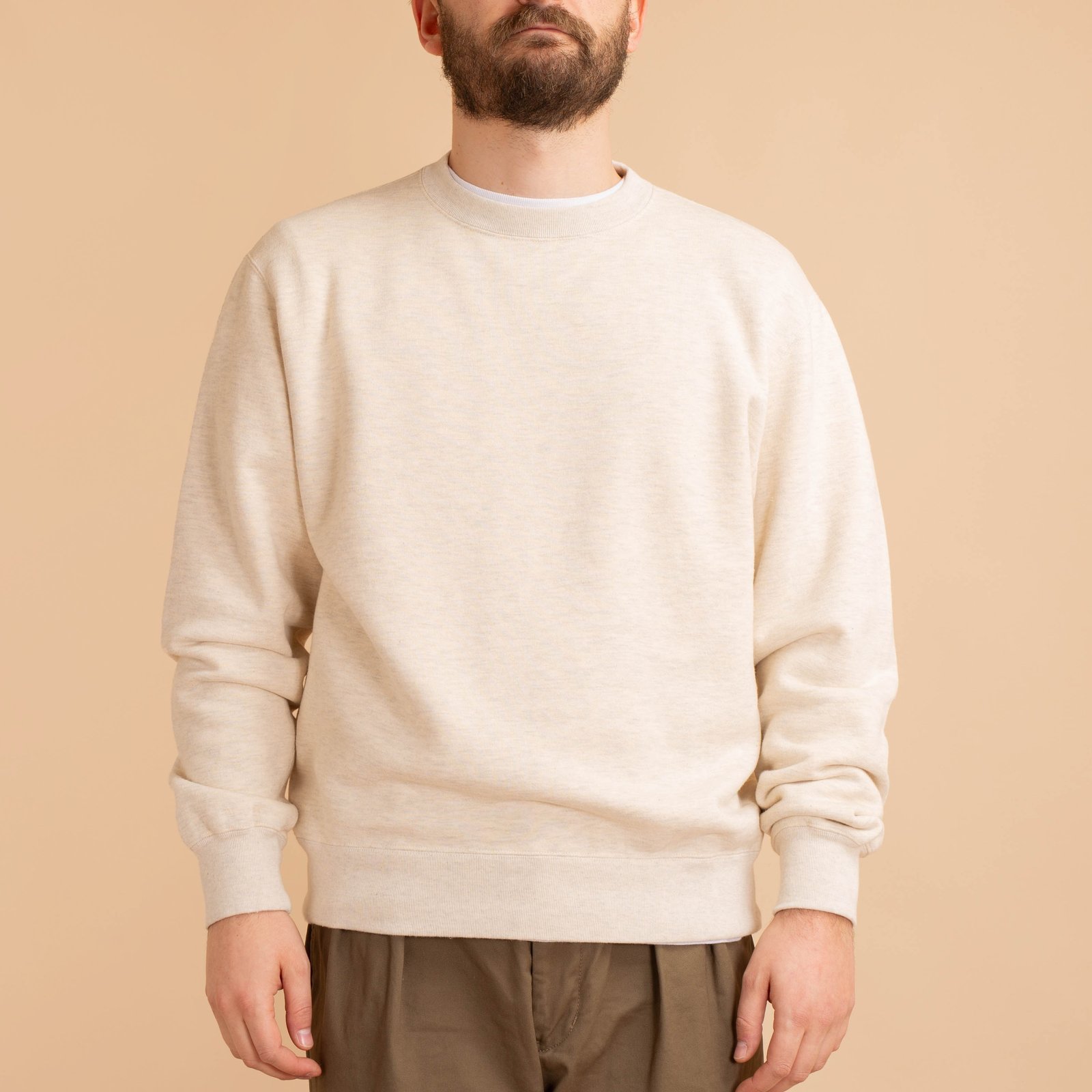 Crew Sweatshirt Marudou Oatmeal