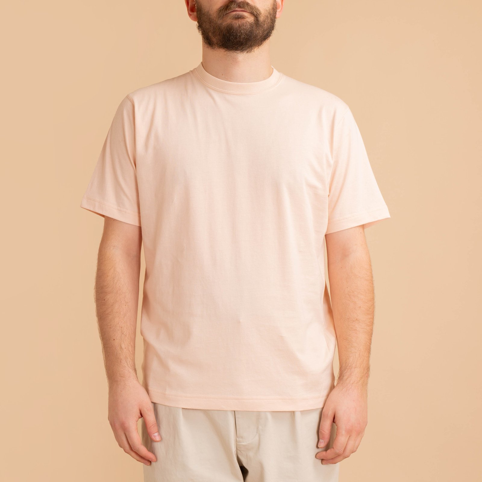 Crew-Neck Tee 30/Pink