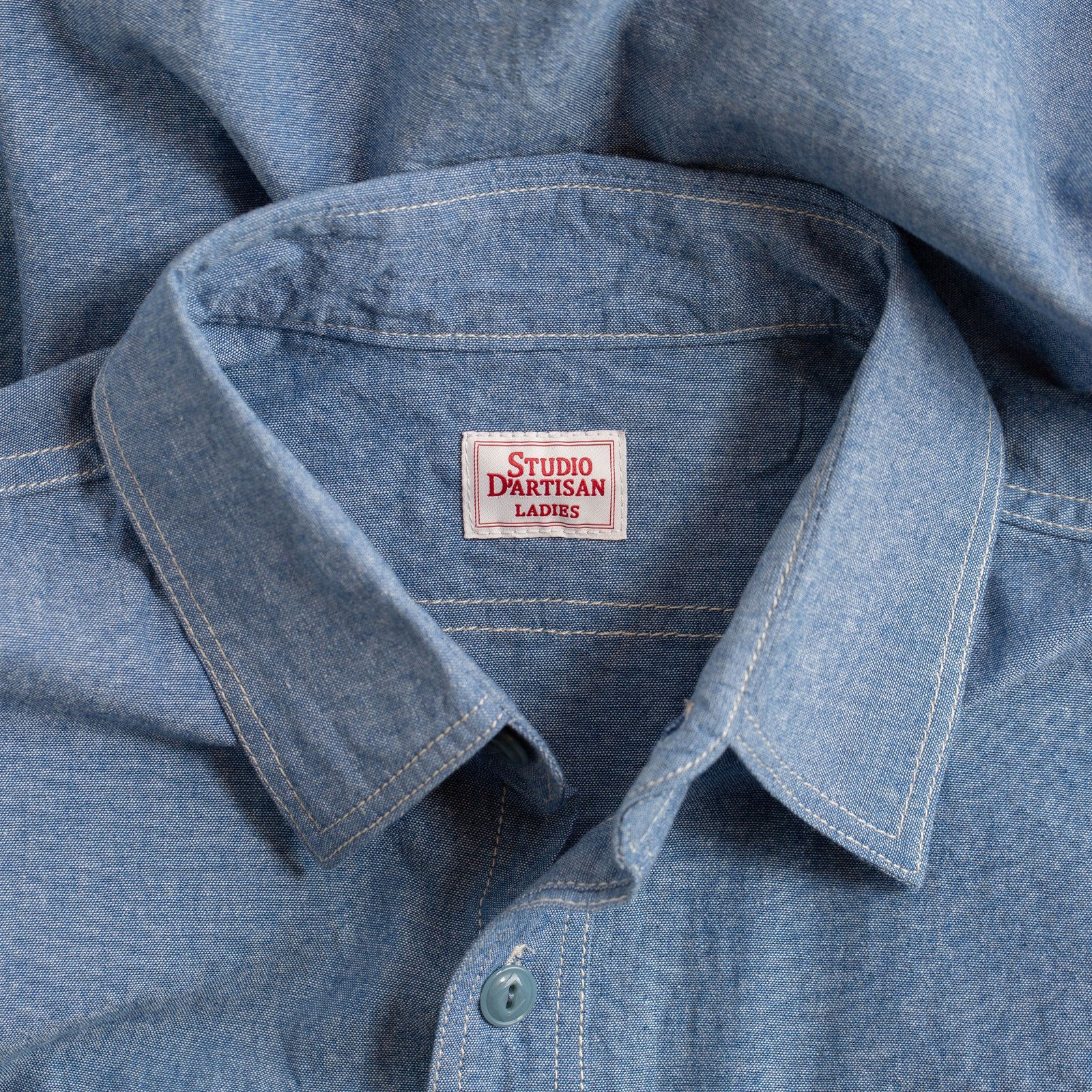 STUDIO D'ARTISAN LADIES / SDL-5016A Chambray Work Shirt