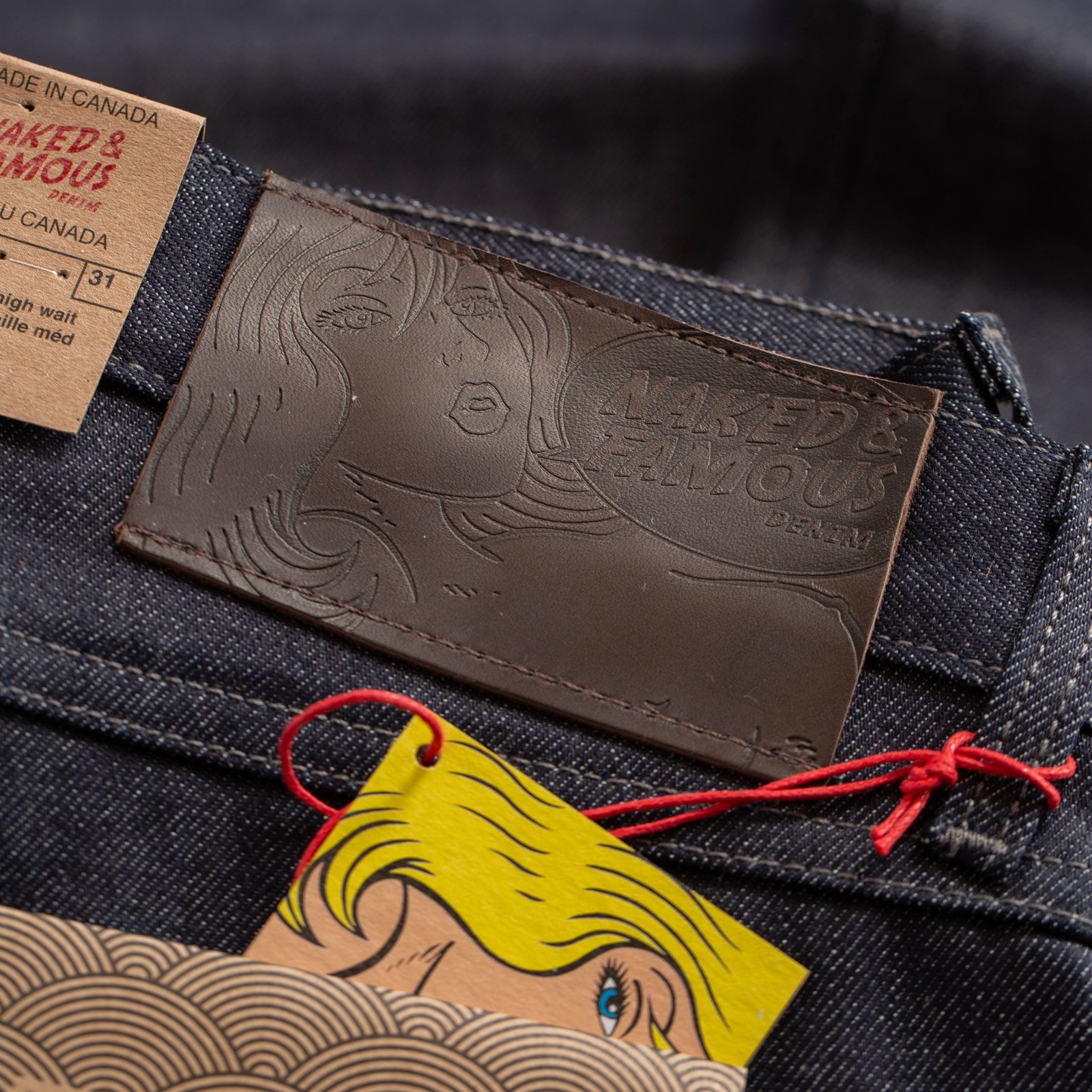 Image_Flâneurs_NAKED & FAMOUS / TrueGuy Indigo détail-patch