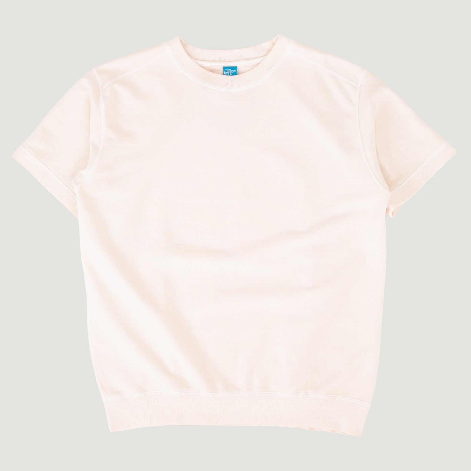 Short Sleeve Terry Shirt in Natural Color