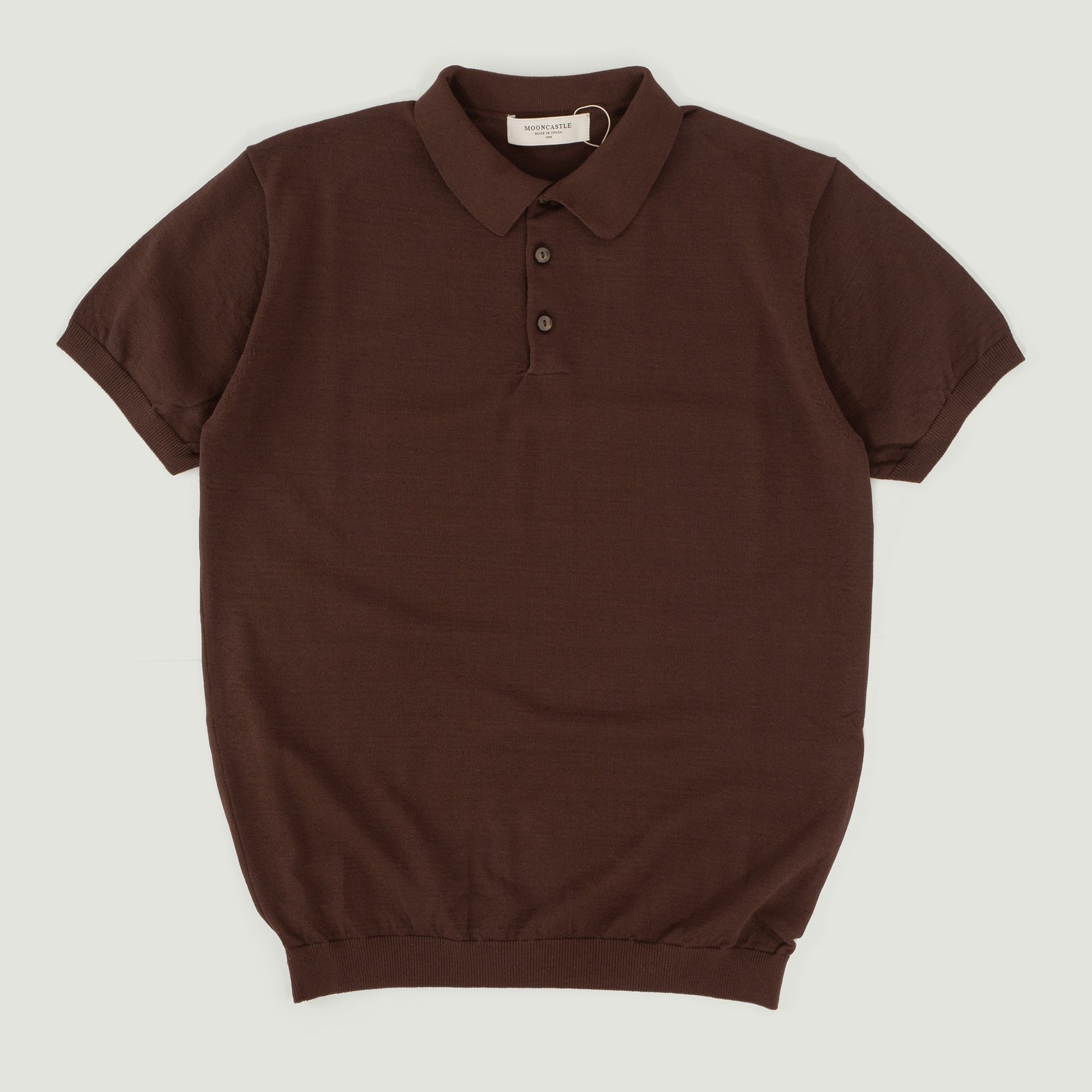 Ice Cotton Turtleneck Brown