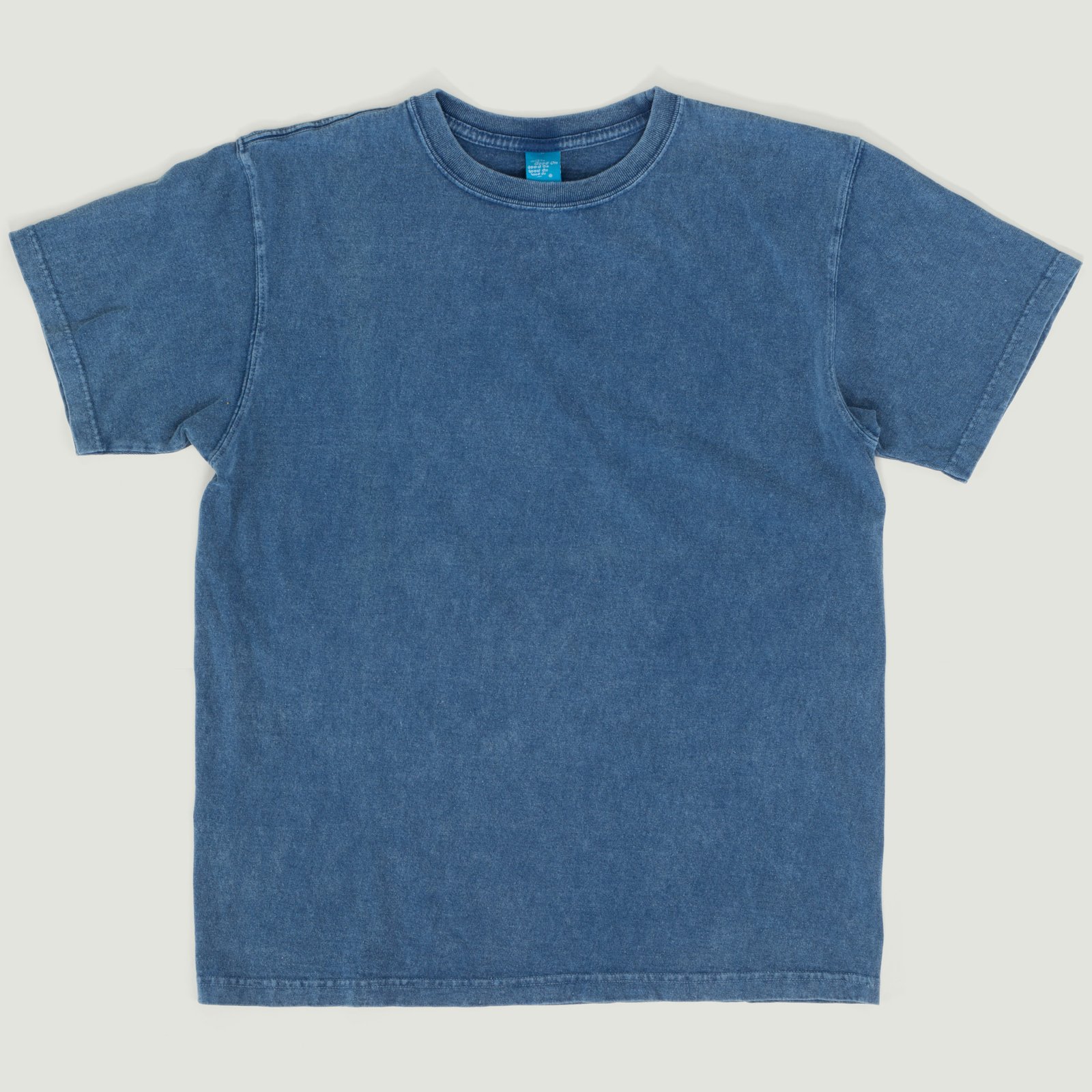 Short Sleeve Crew T-Shirt Ice Blue Indigo