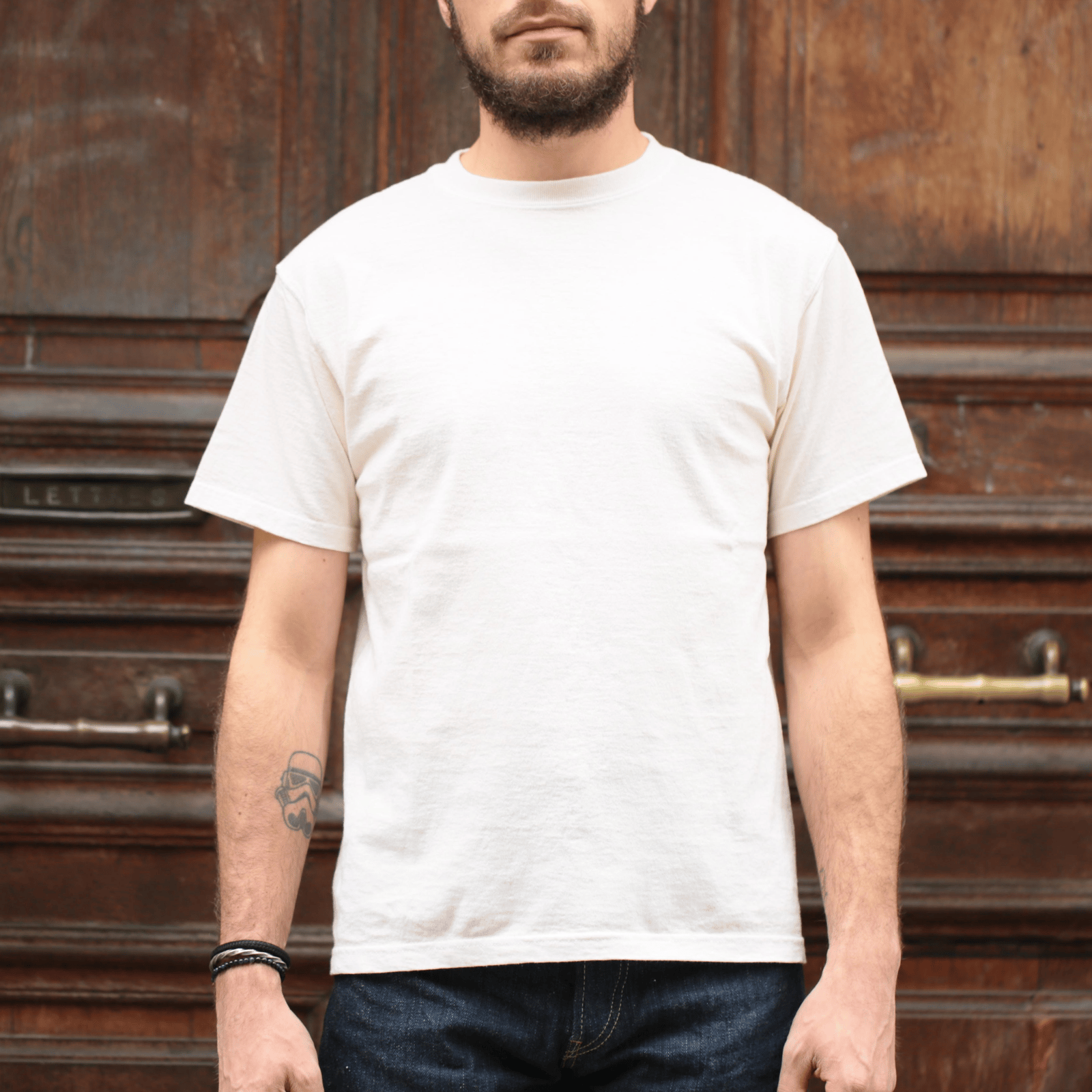 Short Sleeve Crew T-Shirt P-Natural