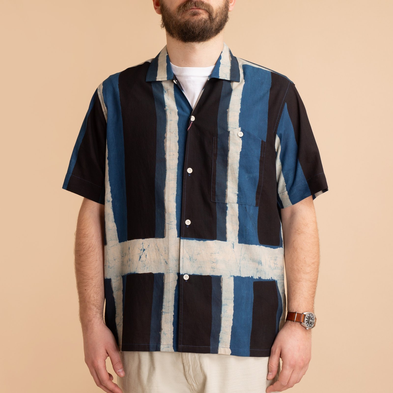 KARDO x FLÂNEURS / S/S Shirt BP119 Indigo