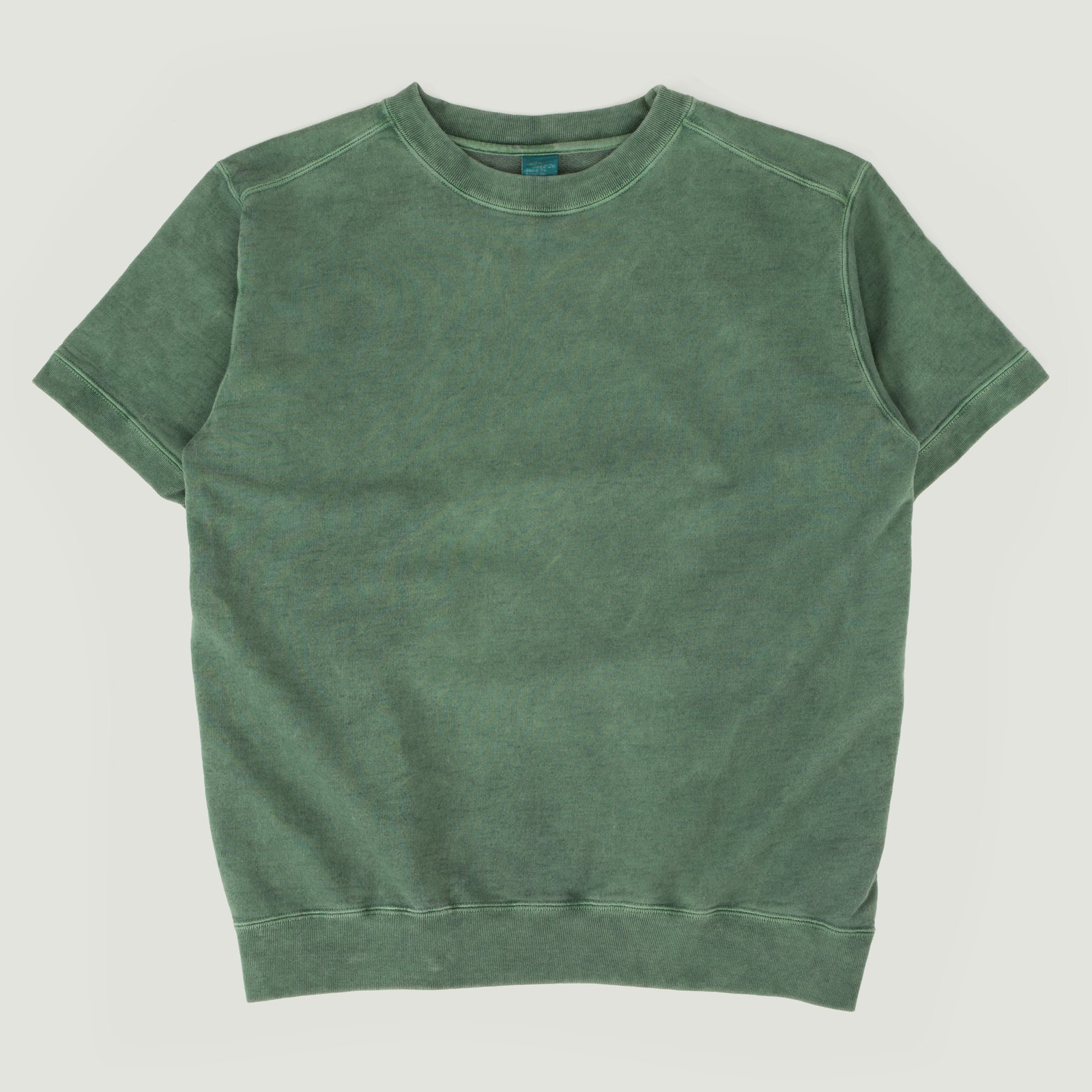 Short Sleeve Terry Shirt - Dark Green